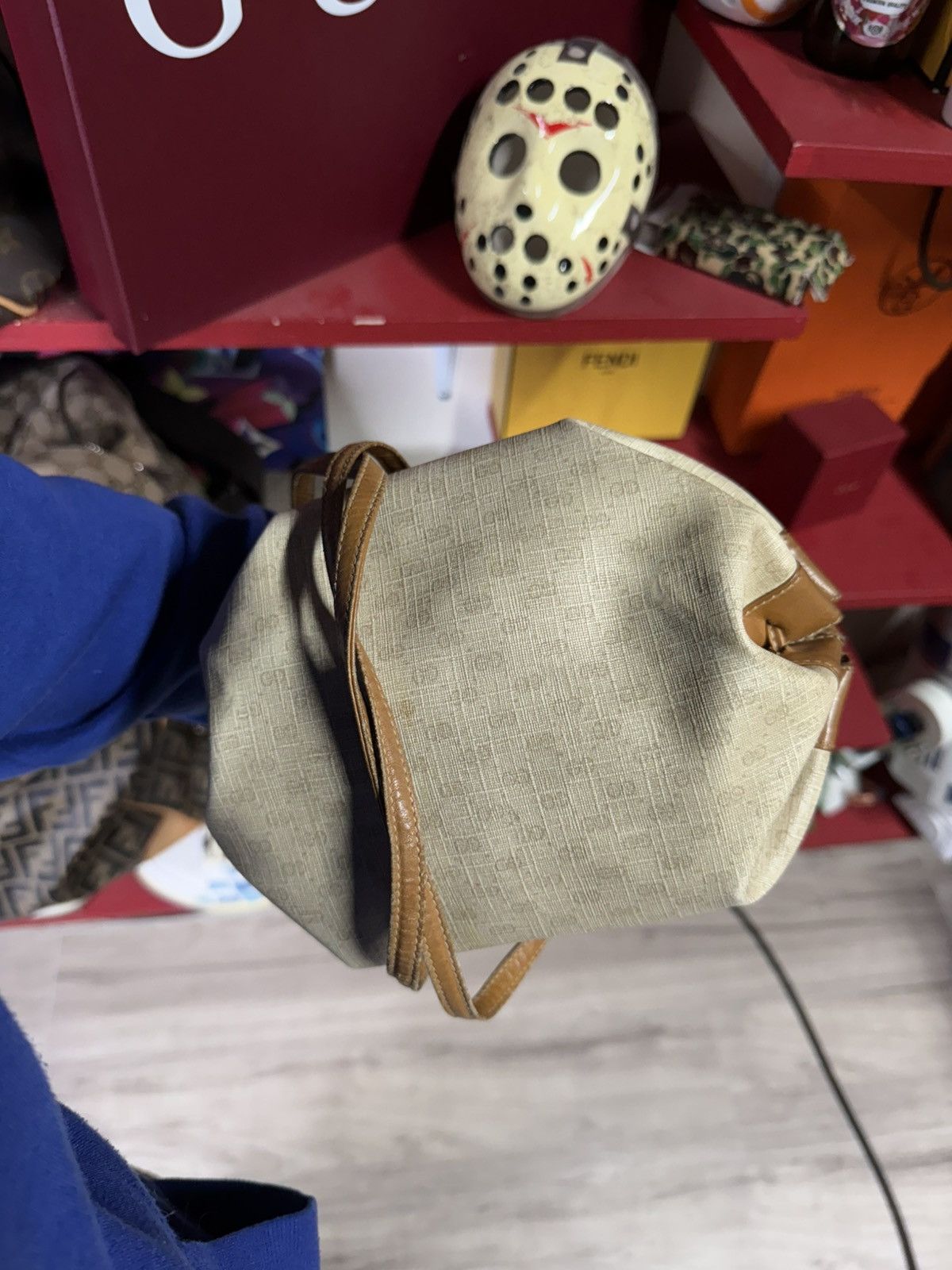 Gucci Gucci GG Monogram Crossbody Vtg Leather Sidebag Preowned Size ONE SIZE - 17 Thumbnail