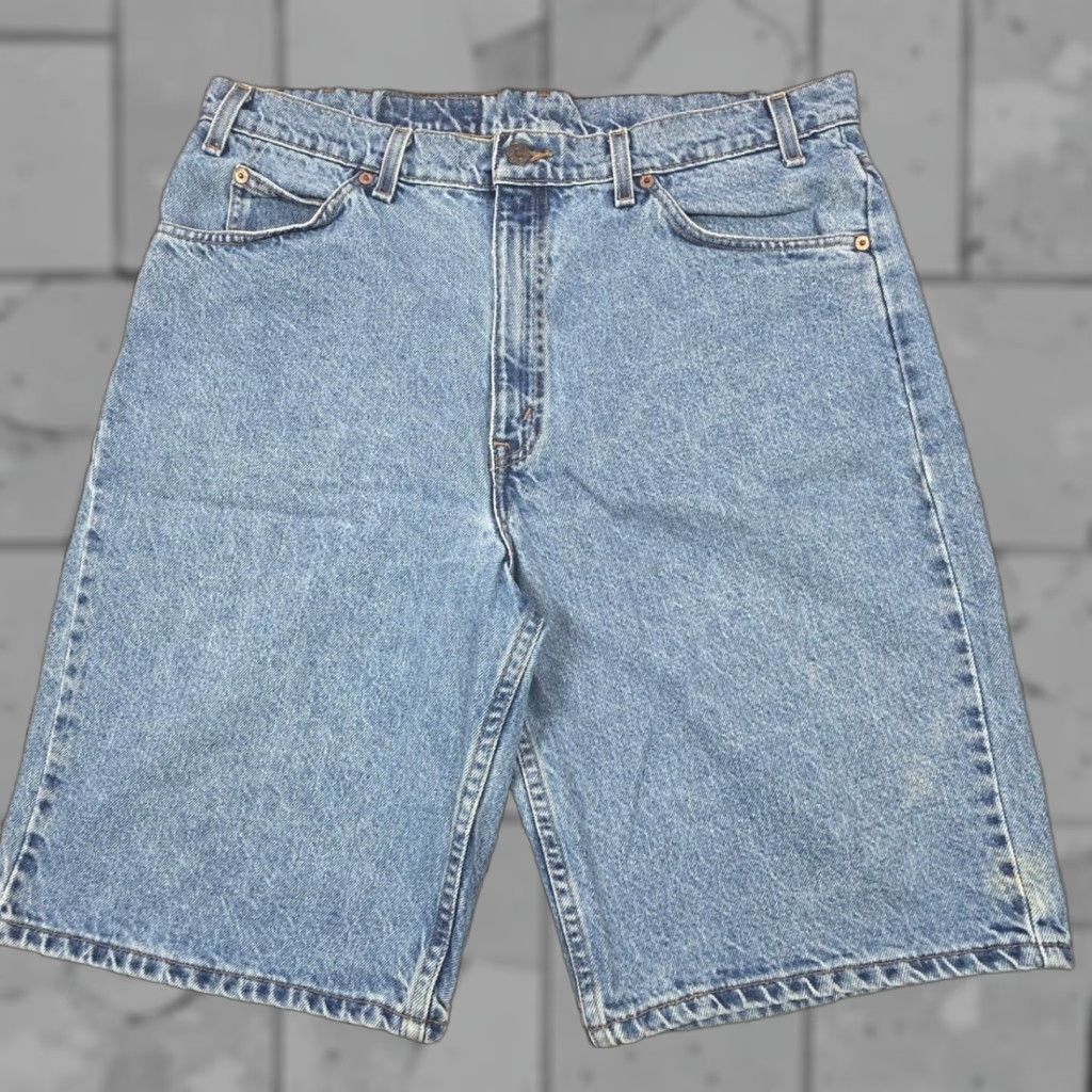 Levi's VTG Levi's 550 Relaxed Fit Denim Bermuda Shorts Mens 38 Blue OrangeTab Vintage Casual Pockets 11in Inseam Size US 38 / EU 54 - 1 Thumbnail