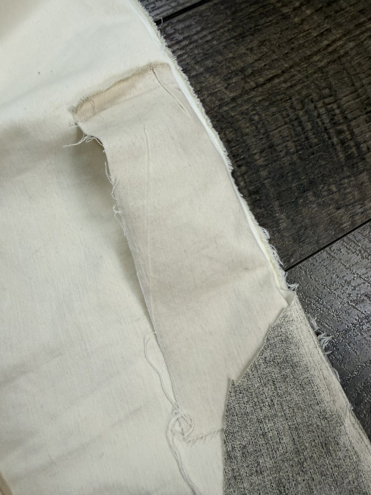 Rick Owens Swampgod LUISAVIAROMA Exclusive 1 of 1 Wax Flare Denim Size US 32 / EU 48 - 5 Thumbnail