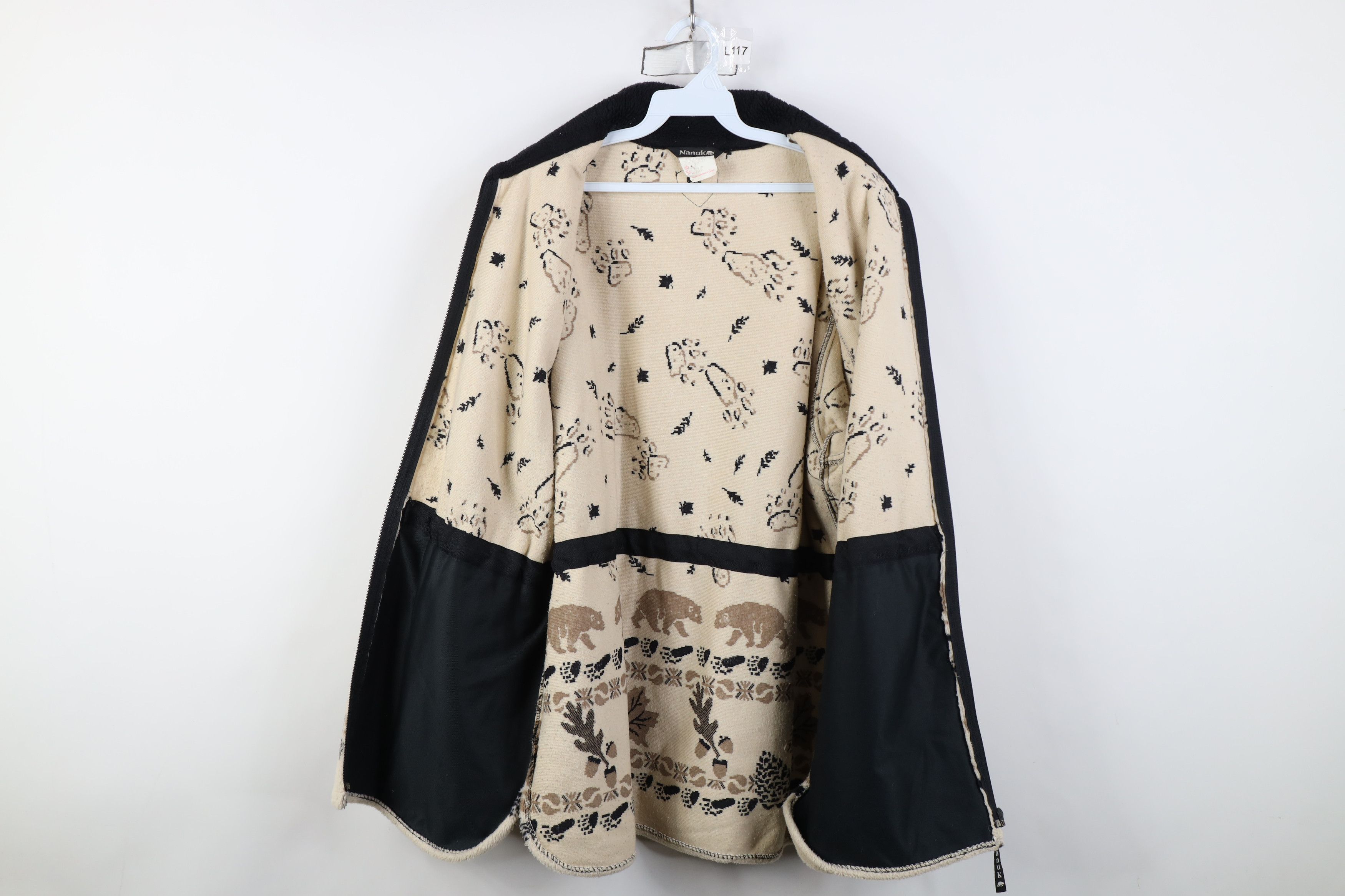 Vintage Vintage 90s Streetwear Animal All Over Print Fleece Jacket Size M / US 6-8 / IT 42-44 - 11 Thumbnail