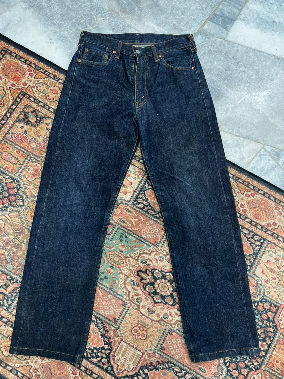 Levi's Vintage Clothing LVC 502 Big E Selvedge Jeans Size US 31 - 1 Thumbnail