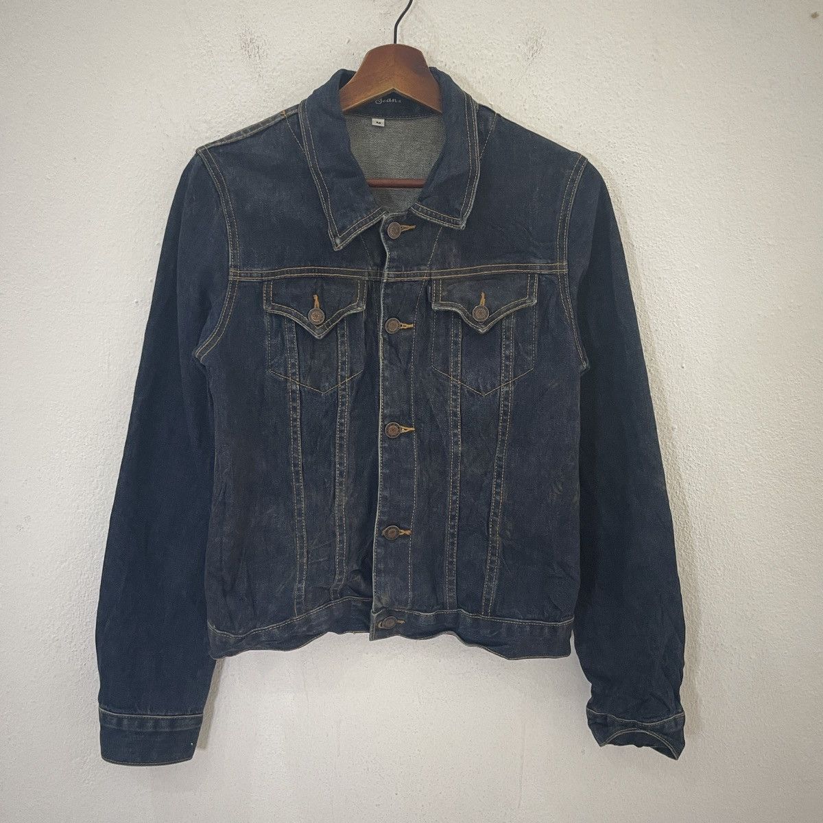 image of Vintage 90's Earl Jean Denim Jacket in Blue, Women's (Size Medium)