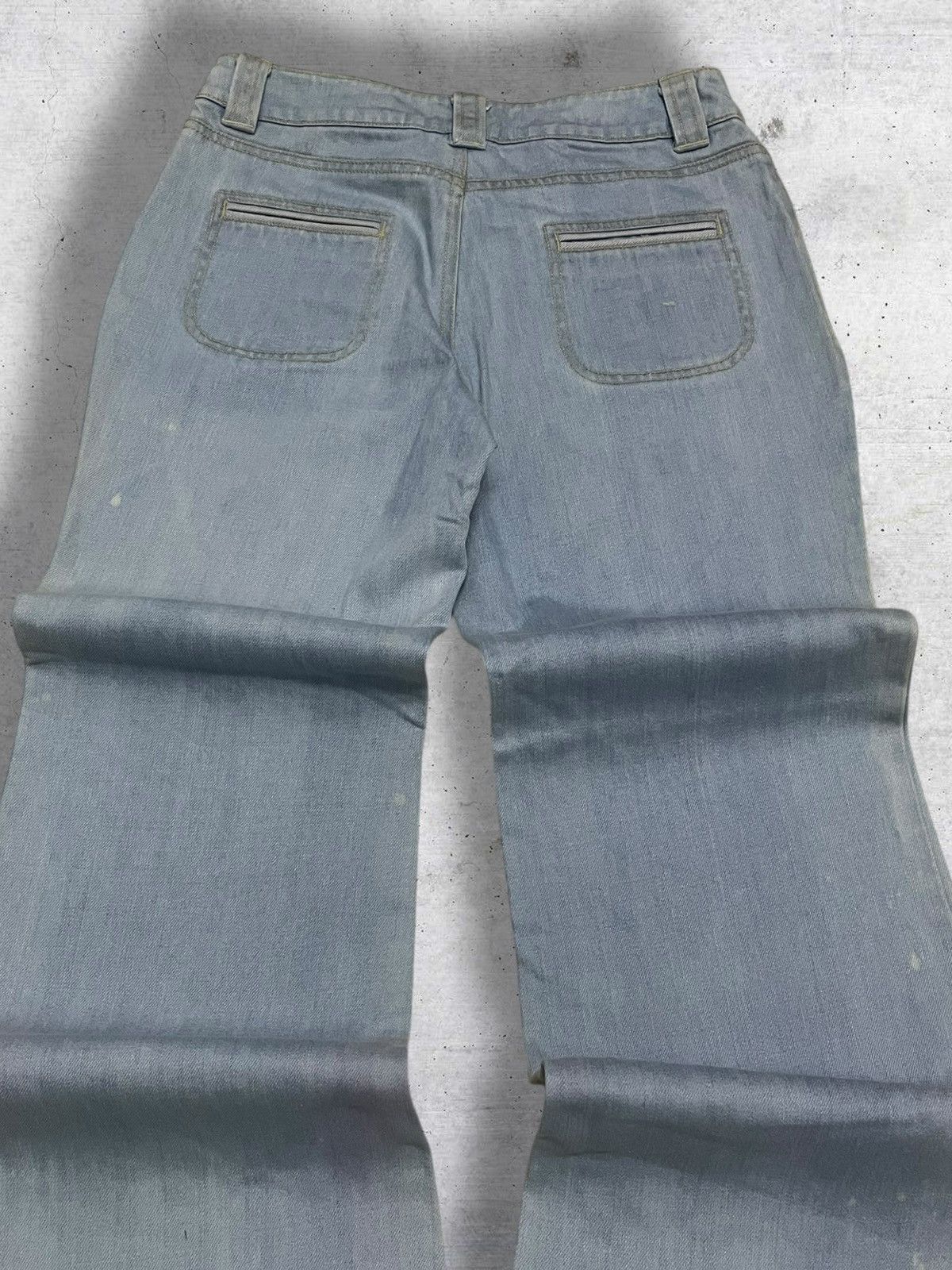 Japanese Brand VINTAGE SMORK JAPAN DESIGNER 90S BUSHPANT FLARED CUT DENIM Size US 26 / EU 42 - 12 Thumbnail