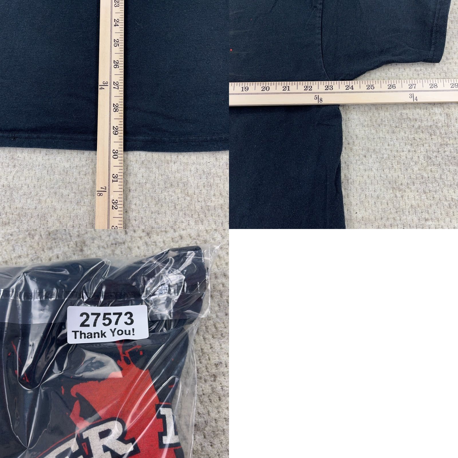 Hanes VINTAGE Hanes Shirt Men 2XL Black Band Graphic Print Y2K 5 Finger Death Punch Tee Skull Rock Retro Hipster Music Adult Mens Size US XXL / EU 58 / 5 - 9 Thumbnail