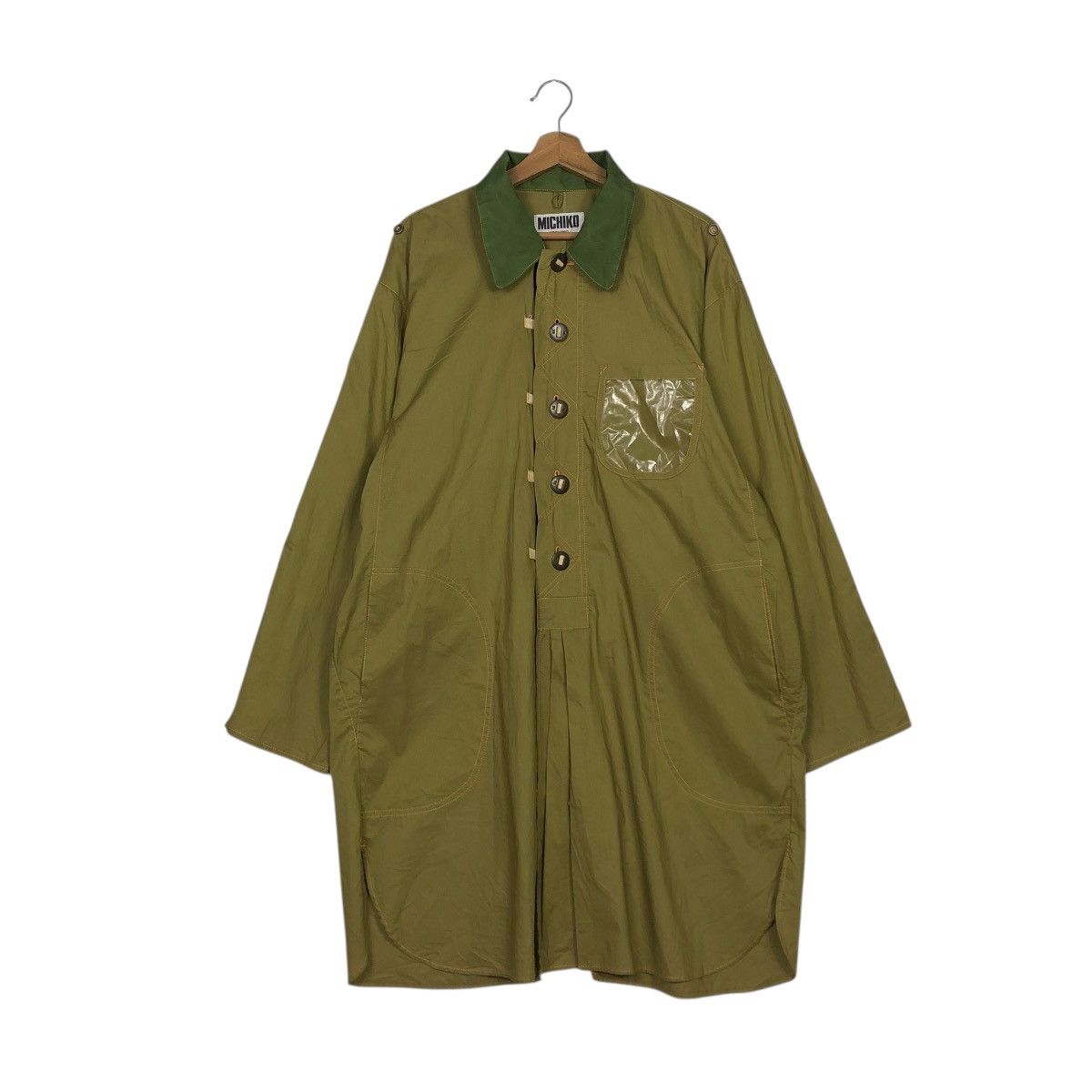 Michiko Koshino 🔥VINTAGE CHORE LONG JACKET MICHIKO KOSHINO ISSEY MIYAKE Size US L / EU 52-54 / 3 - 1 Thumbnail