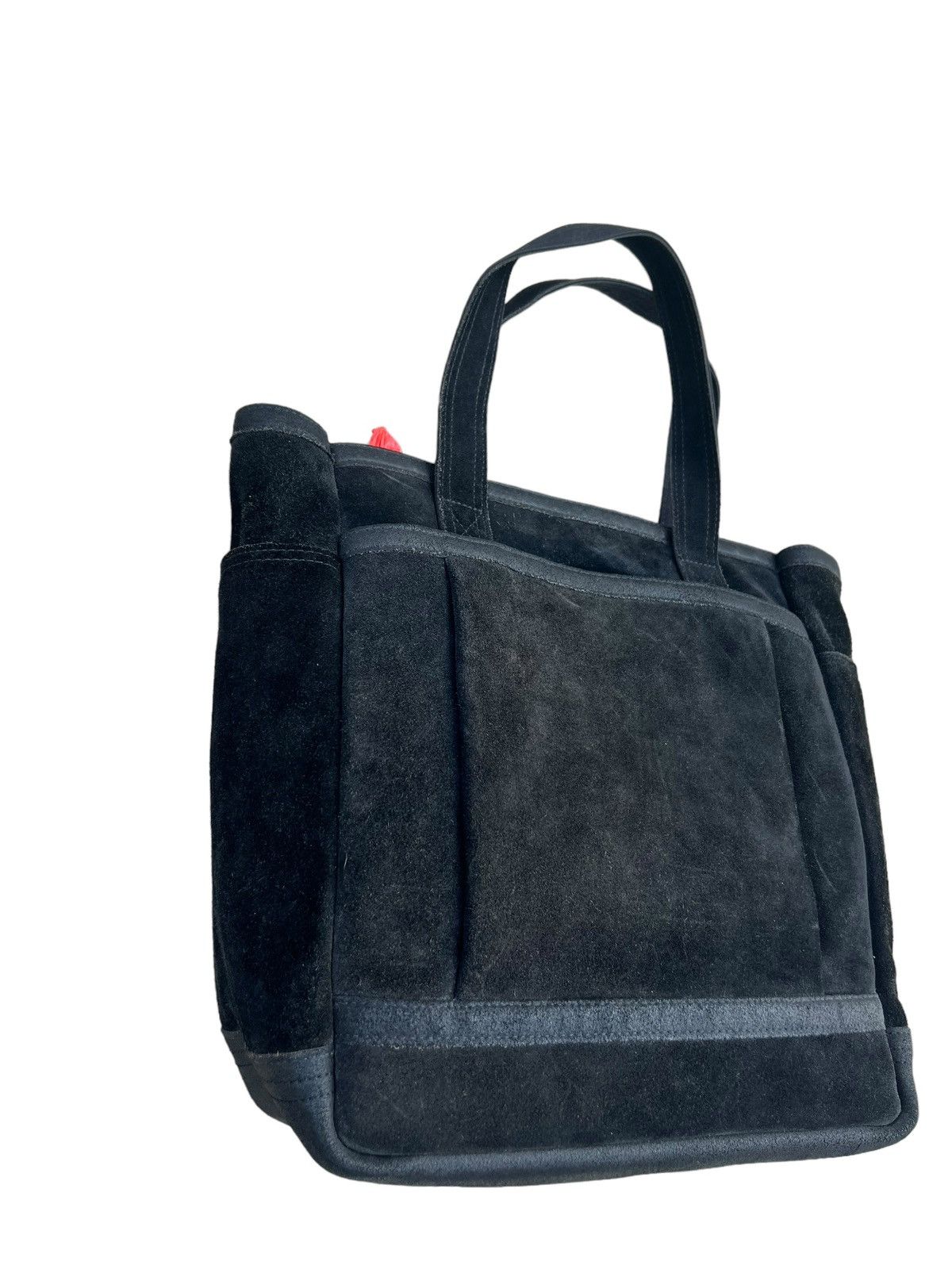 Leather Porter Yoshida Japan Black Suede Leather Tote Bag Size ONE SIZE - 8 Thumbnail