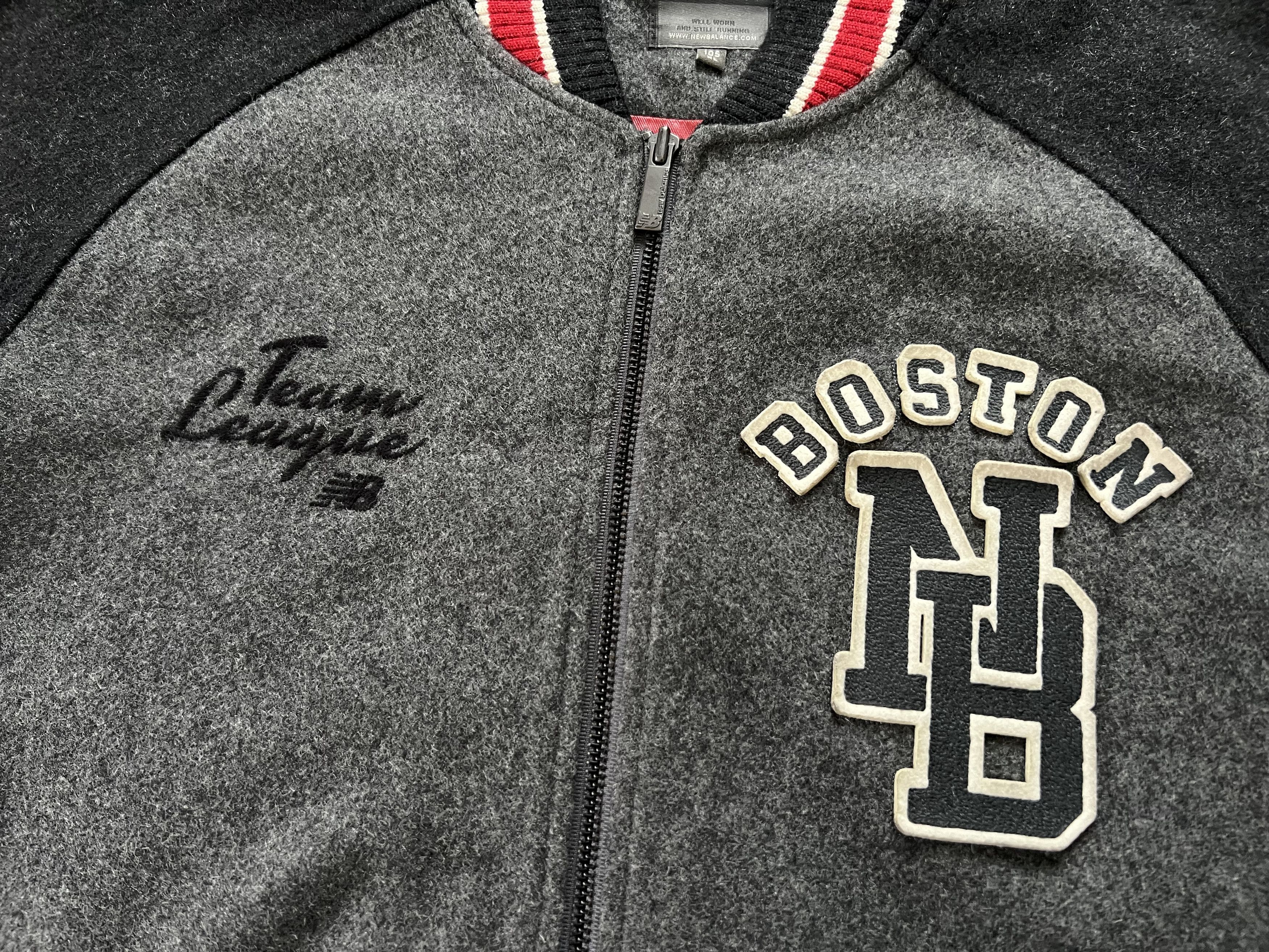 New Balance Vintage New Balance Boston Embroidery Logo Jacket Size US XL / EU 56 / 4 - 4 Thumbnail