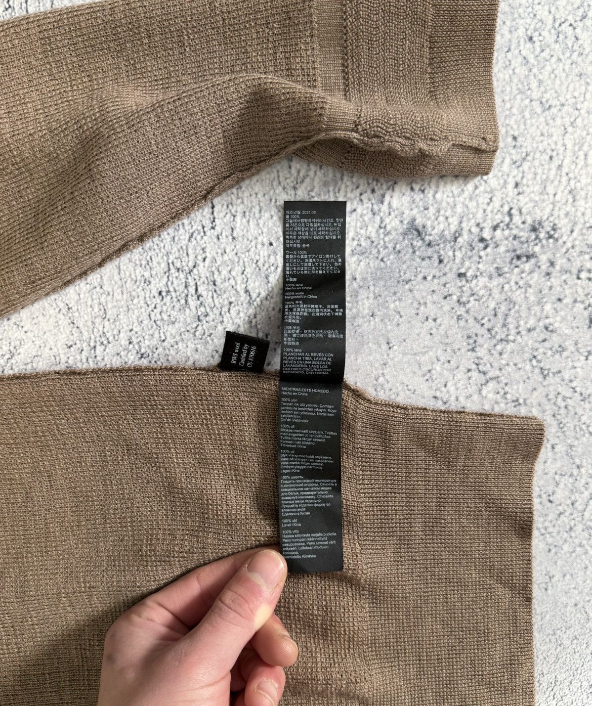 Allsaints AllSaints IVAR Merino Crew Sweater Pullover Mens M RWS Wool Size US M / EU 48-50 / 2 - 11 Thumbnail