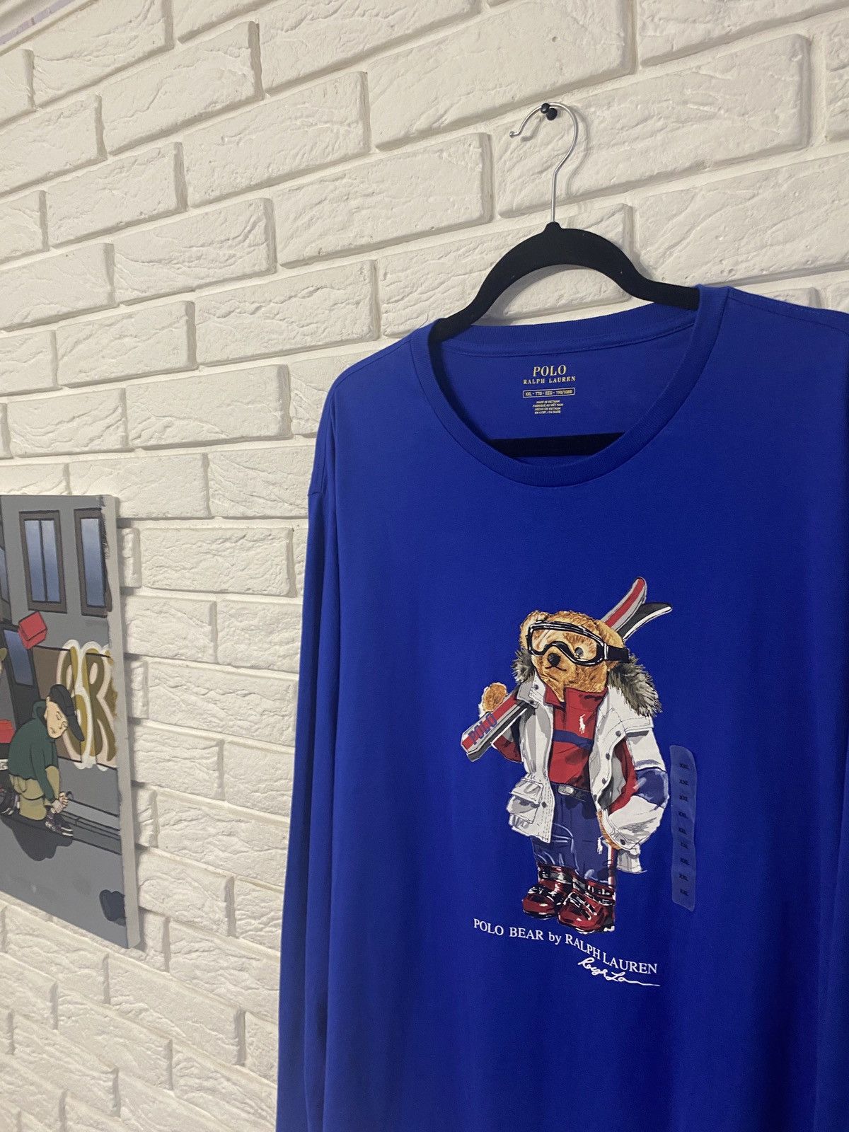 Polo Ralph Lauren × Ralph Lauren News Polo Bear by Ralph Lauren Long Sleeve T Shirt Size US XXL / EU 58 / 5 - 2 Thumbnail