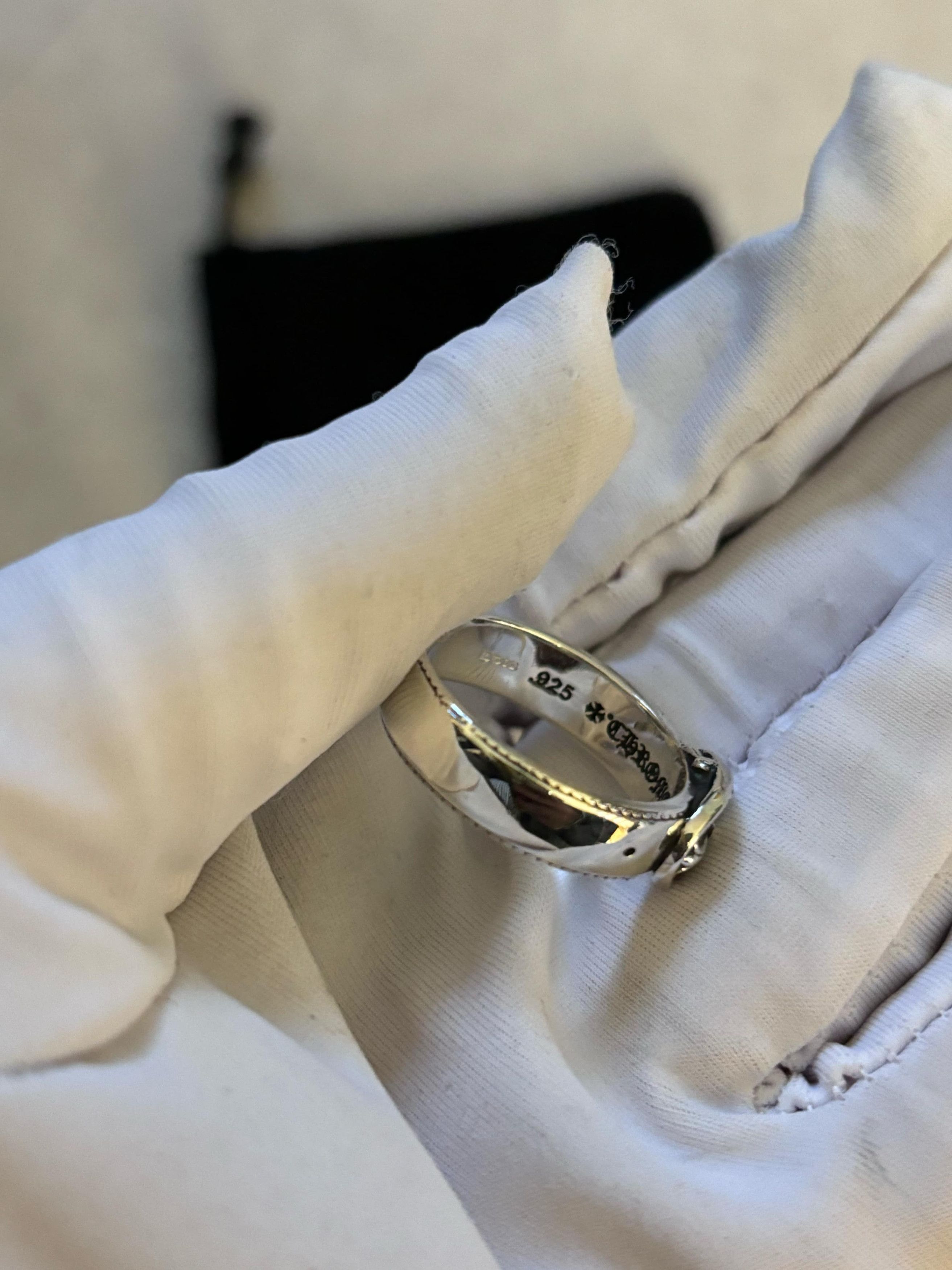 Chrome Hearts CHROME HEARTS Belted Oval Ring Size ONE SIZE - 6 Thumbnail