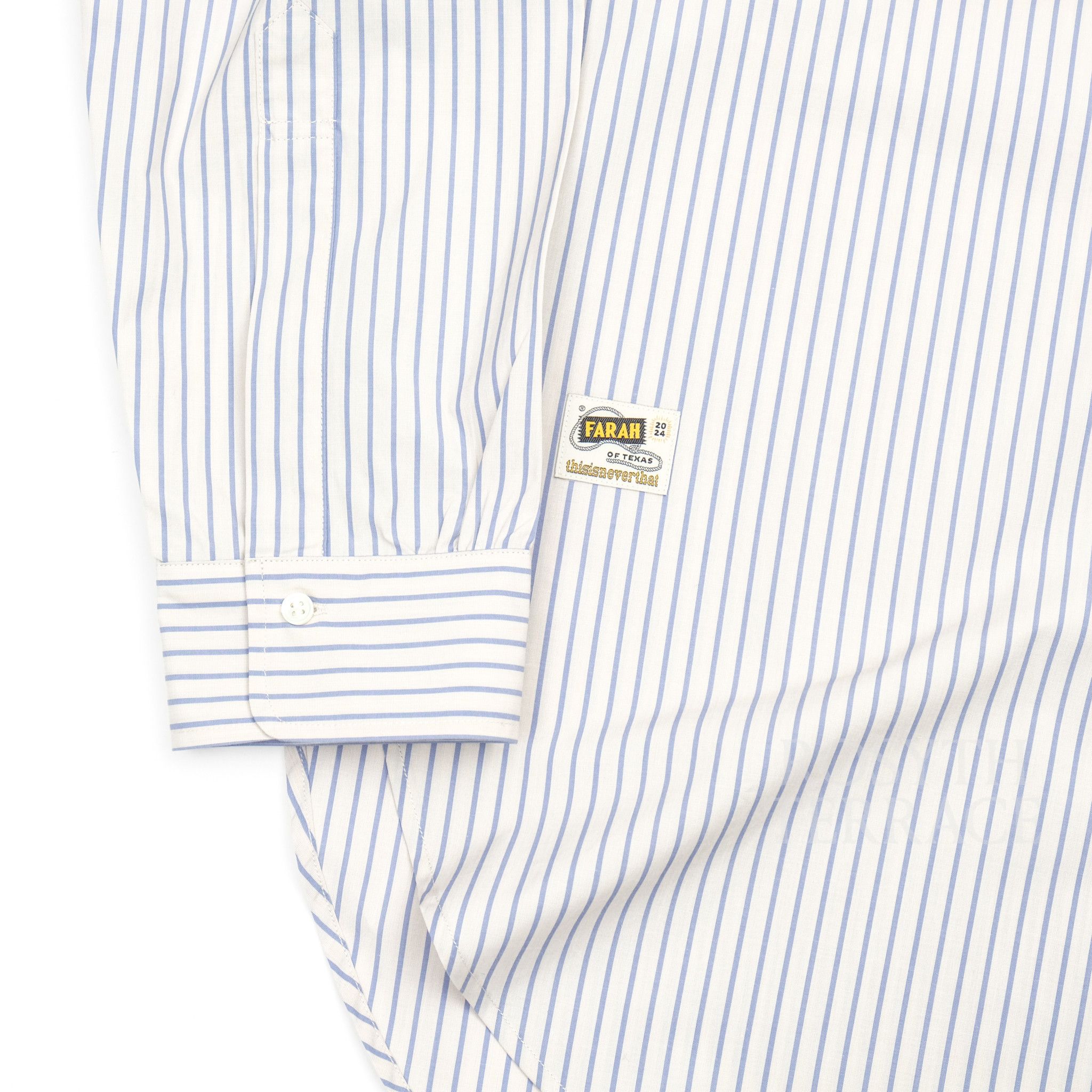 Farah × thisisneverthat 【thisisneverthat x FARAH JAPAN / STRIPED SHIRT / SIZE L】 Size US L / EU 52-54 / 3 - 2 Thumbnail