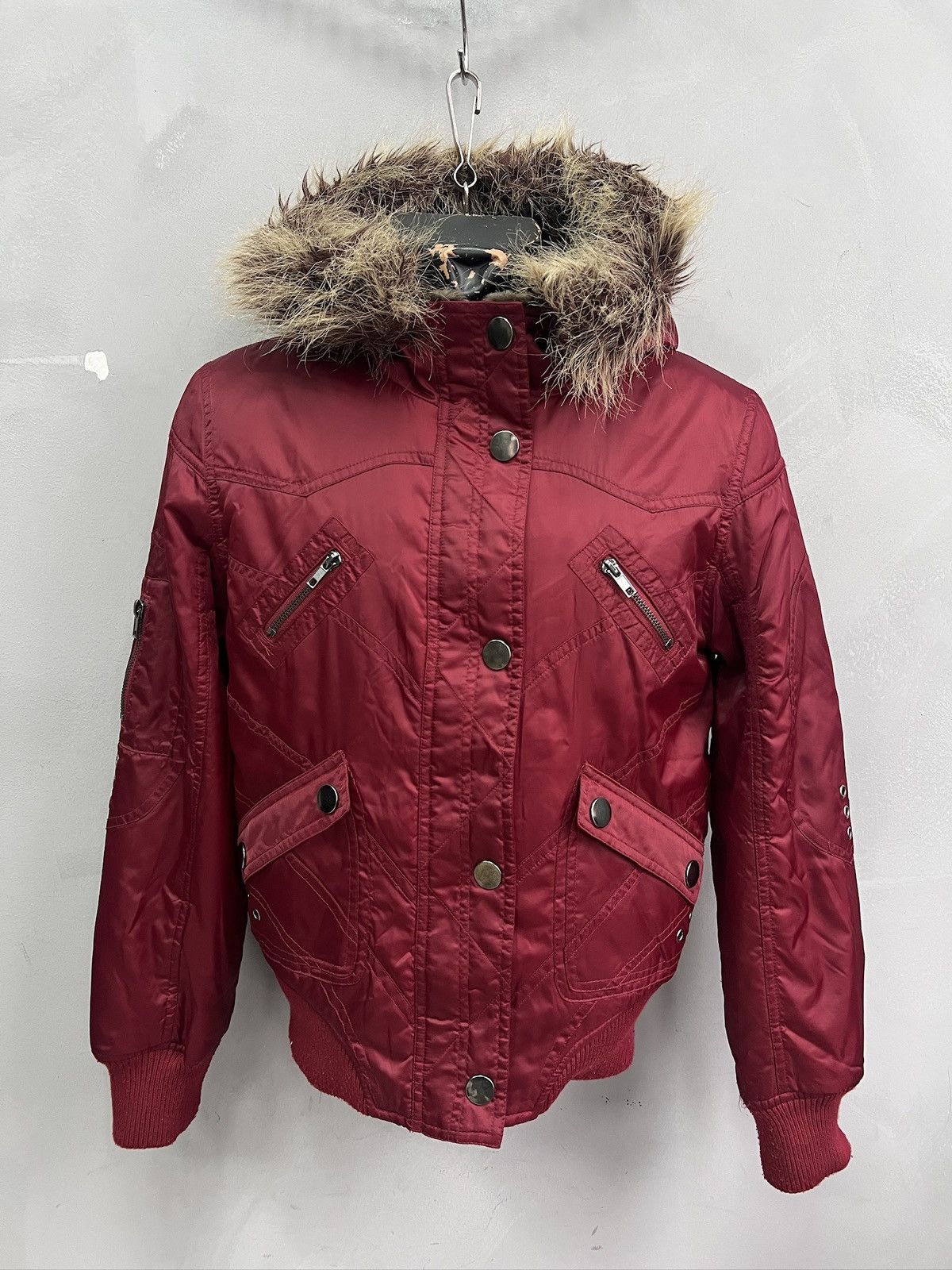 If Six Was Nine Rare cropped bomber jacket if six was nine style fur hood Size US M / EU 48-50 / 2 - 1 Thumbnail