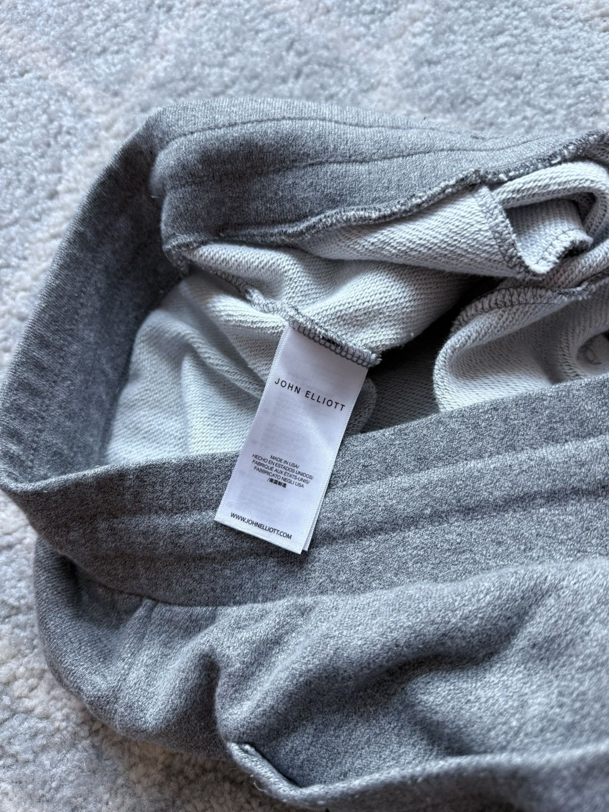 John Elliott John Elliot Grey Sweat Shorts size 3 Size US 32 / EU 48 - 3 Thumbnail