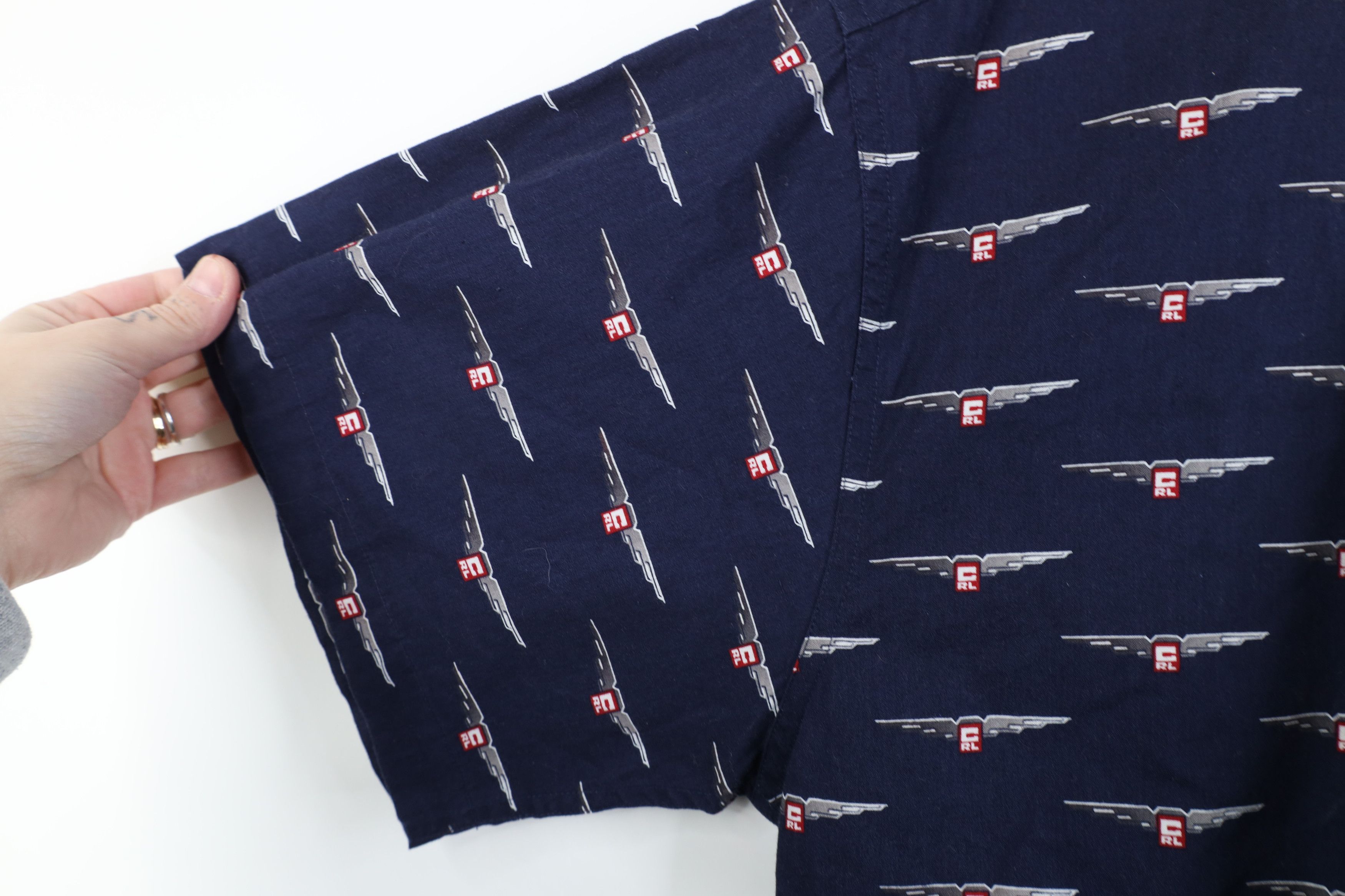 Ralph Lauren Vintage 90s Chaps Ralph Lauren All Over Print Button Shirt Size US L / EU 52-54 / 3 - 8 Thumbnail