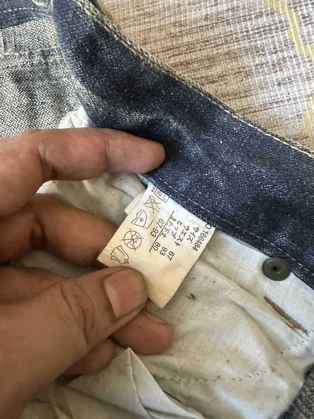 Tornado Mart FLARE Sky Bomber Distressed Claw Marks Design Denim Size US 31 - 19 Thumbnail