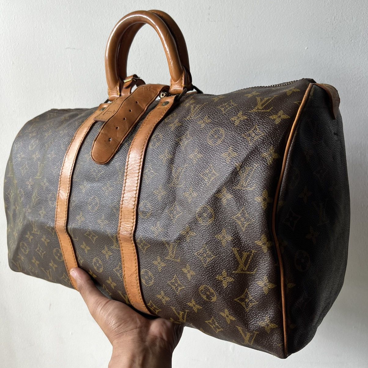 Louis Vuitton Louis Vuitton Keepall 45 Monogram Coated Canvas Size ONE SIZE - 1 Thumbnail