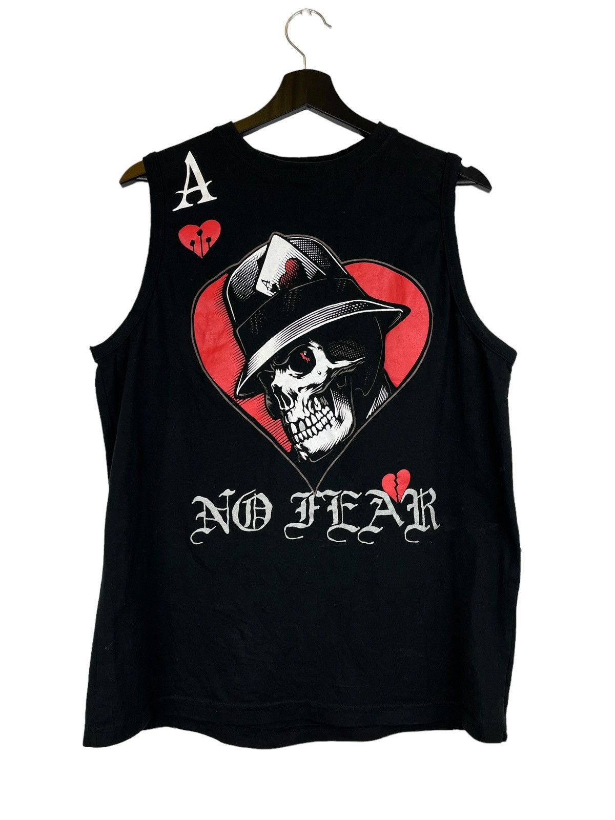 No Fear No Fear Y2k Black Tank Top Style Size US M / EU 48-50 / 2 - 1 Thumbnail