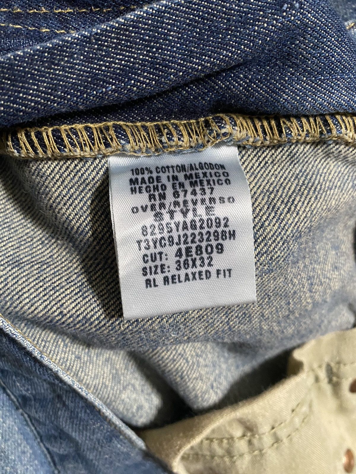 Polo Ralph Lauren × Vintage Vintage Polo Ralph Lauren Baggy Jeans Size US 36 / EU 52 - 8 Thumbnail