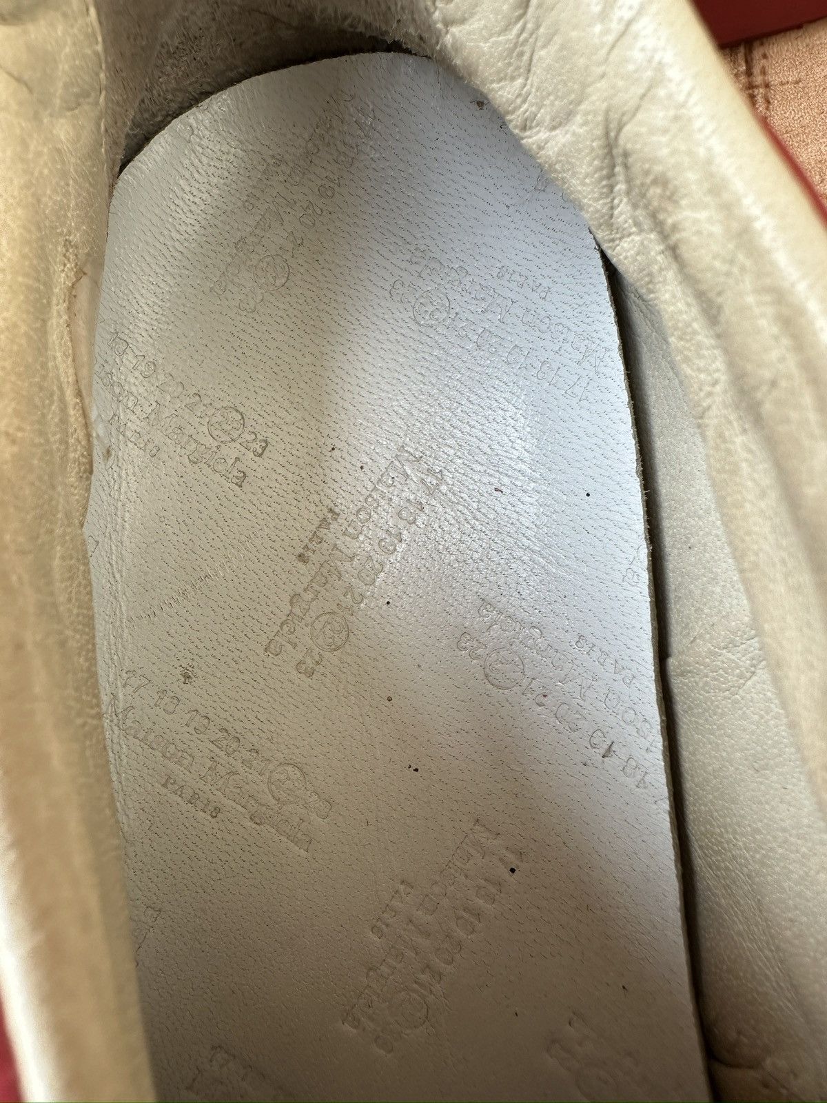 Maison Margiela Maison Martin Margiela Red Leather Sneakers Size US 9 / EU 42 - 17 Thumbnail