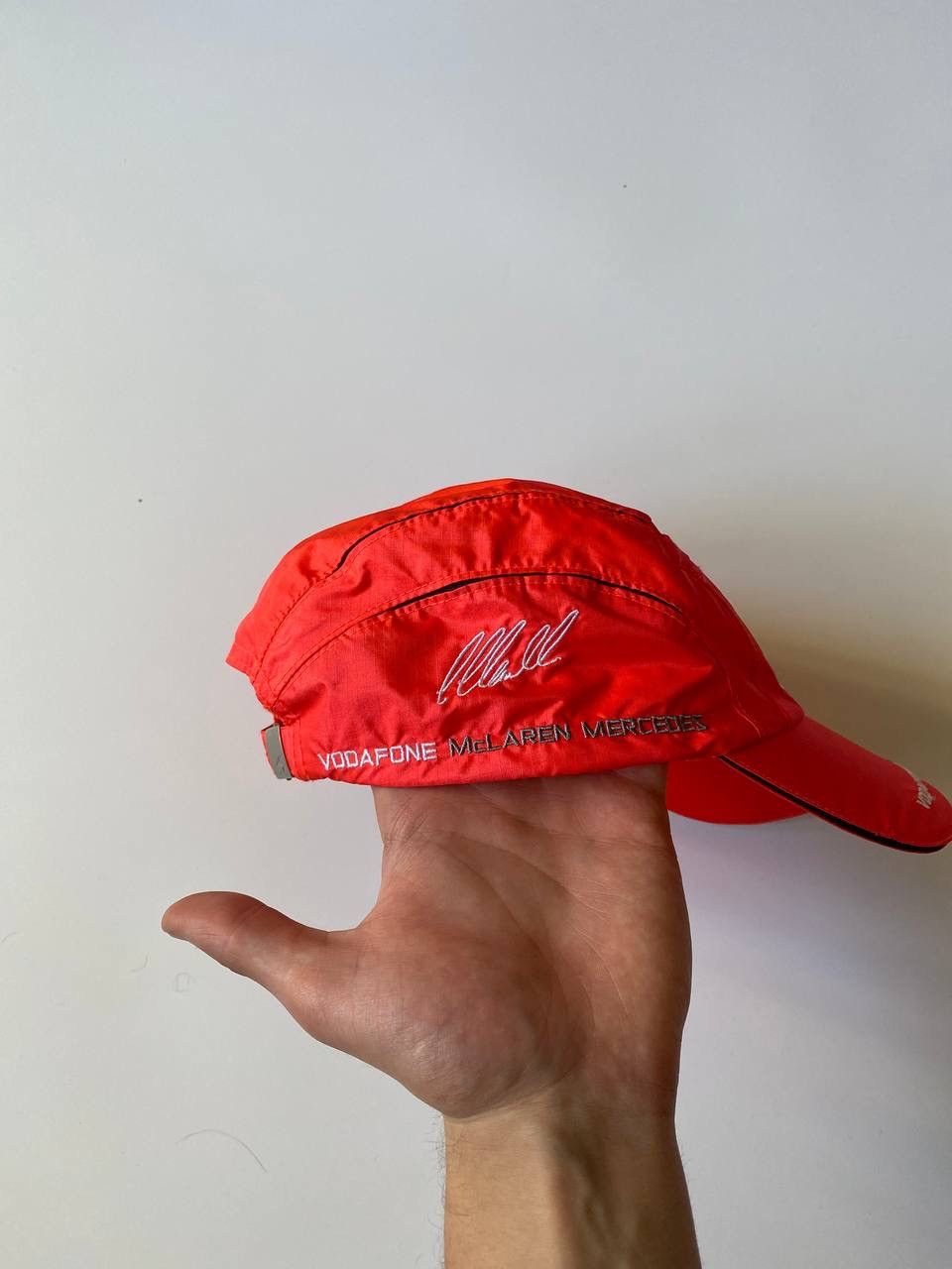 Malcolm McLaren Vintage Mercedes Benz McLaren Cap Formula 1 OS Size ONE SIZE - 4 Thumbnail