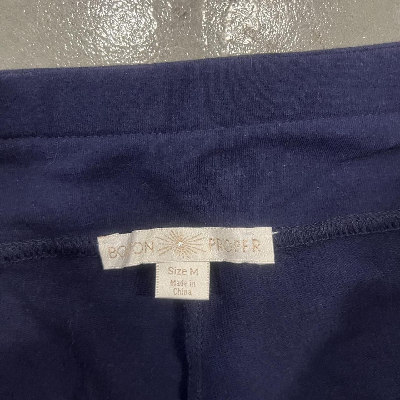 Vintage Crazy Vintage Y2K/2000s Baggy Navy Blue Striped Sweatpants ! Size US 34 / EU 50 - 6 Thumbnail