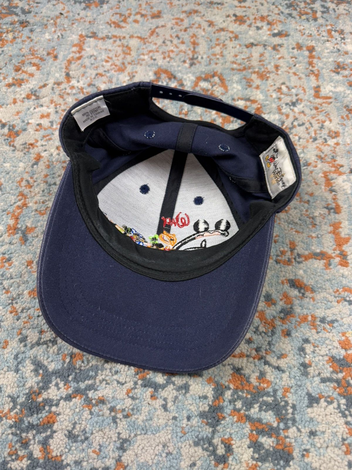 Disney × Vintage Vintage 90s Disney World embroidered big logo hat Size ONE SIZE - 5 Thumbnail