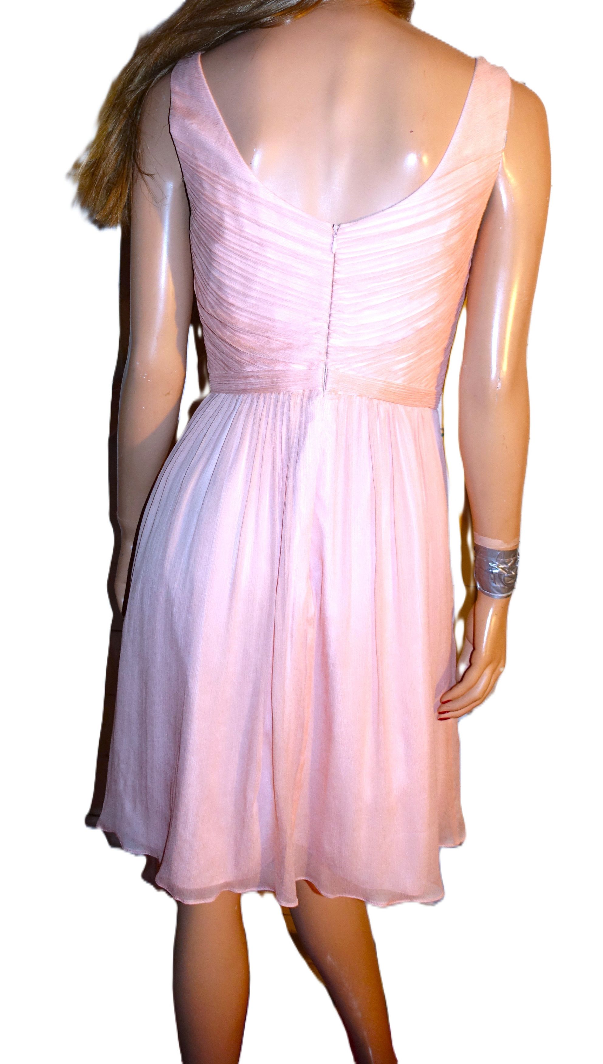 J.Crew J. Crew Light Pink Silk Party Dress 6 Size M / US 6-8 / IT 42-44 - 5 Thumbnail