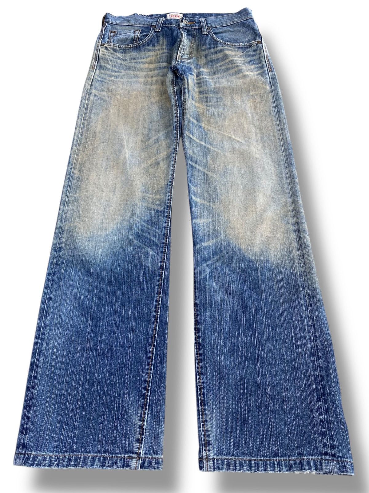 Vintage Edwin Whiskers Rusty Wash Style Loose Style