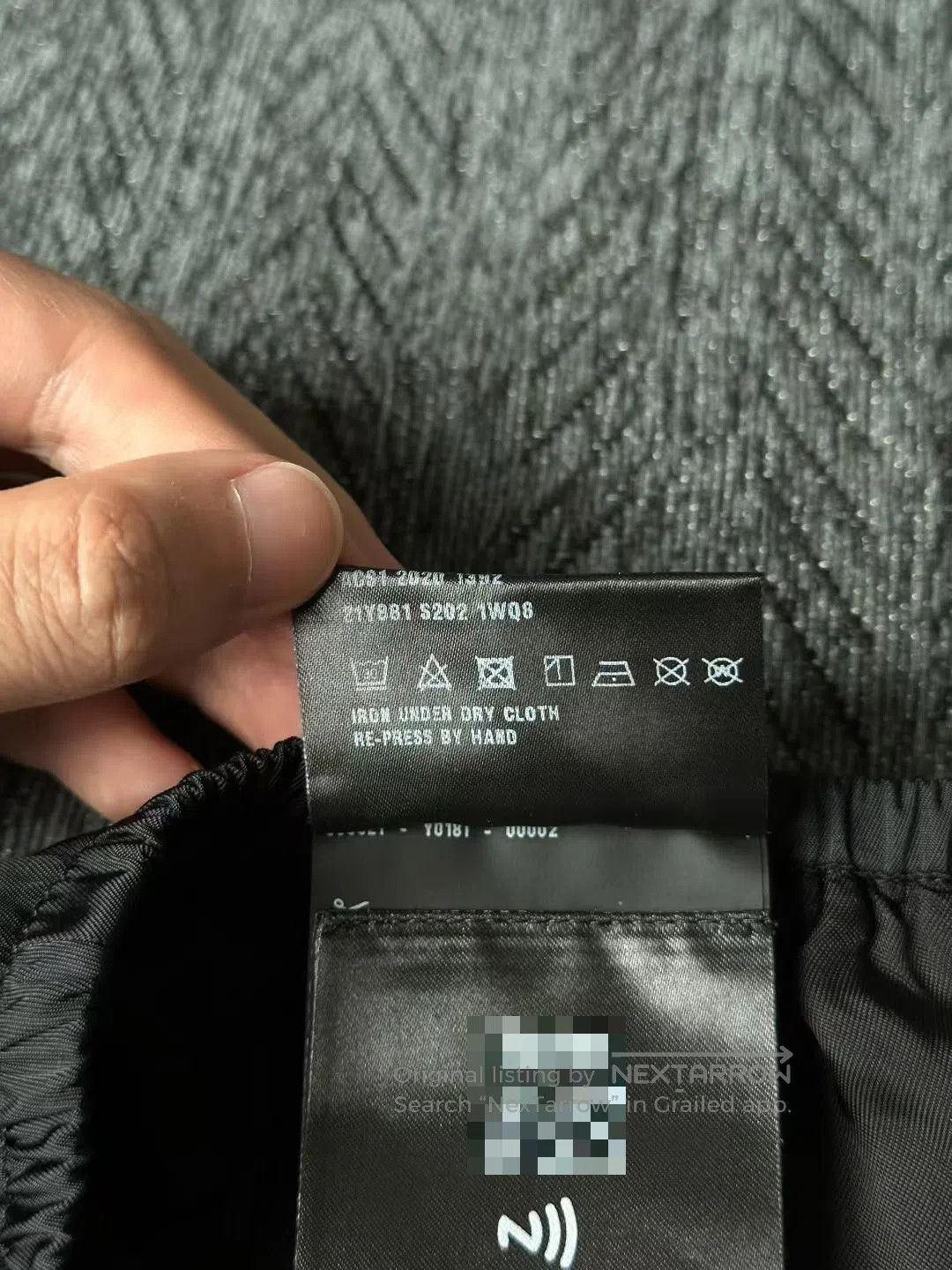 Prada Prada Nylon Zip-Up Triangle Logo Short Skirt| Size 37" - 4 Thumbnail