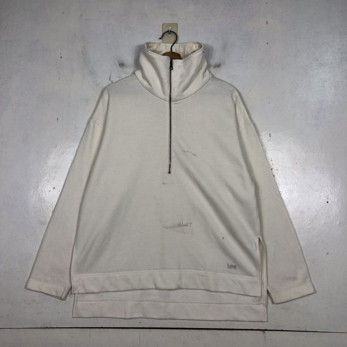 Japanese Brand 📌Vintage Lee Half Zipper Anorak Sweatshirt Collar Size US L / EU 52-54 / 3 - 3 Thumbnail