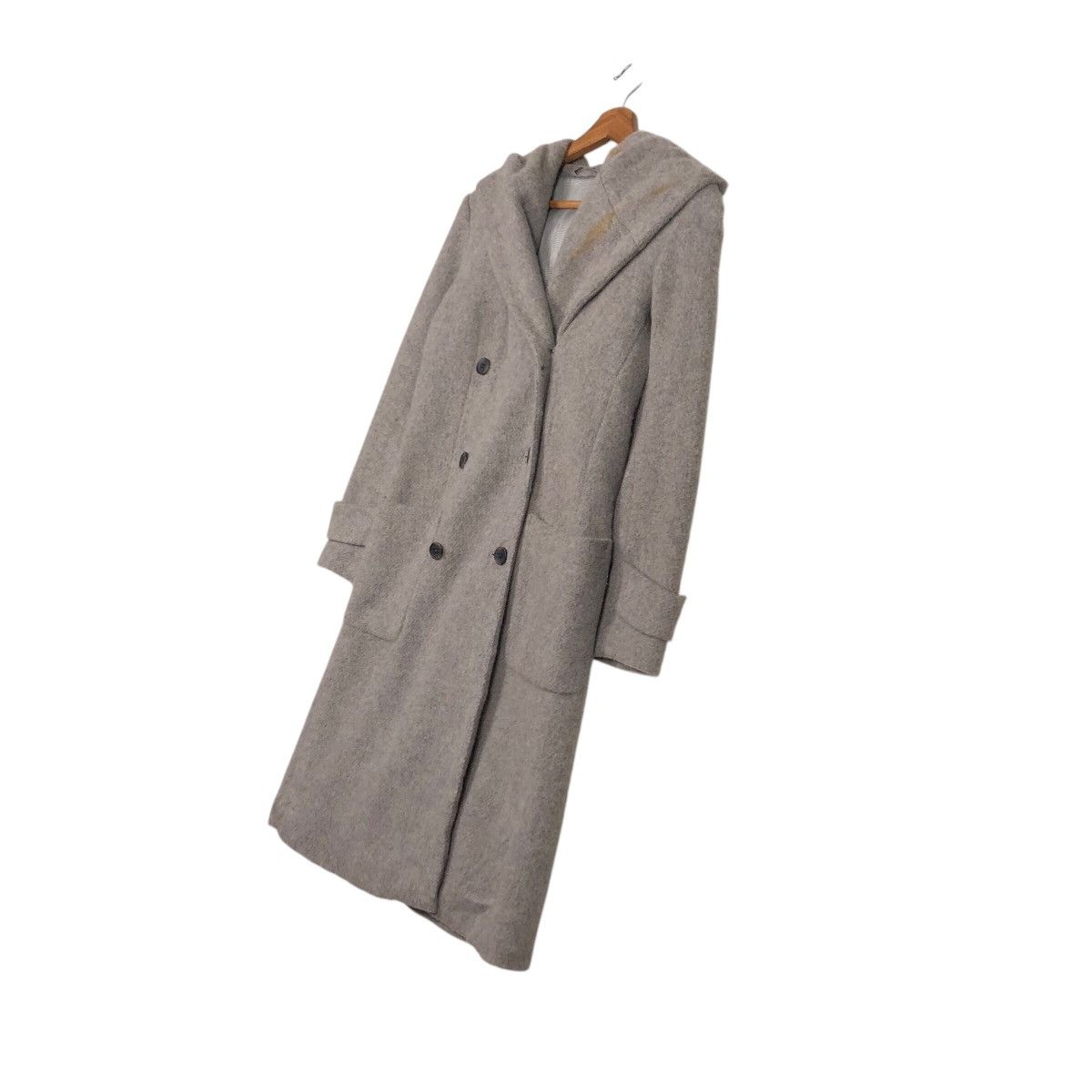 Issey Miyake 📌Vintage Wool Long Jacket 5351 Pour Les Femmes Size US M / EU 48-50 / 2 - 3 Thumbnail