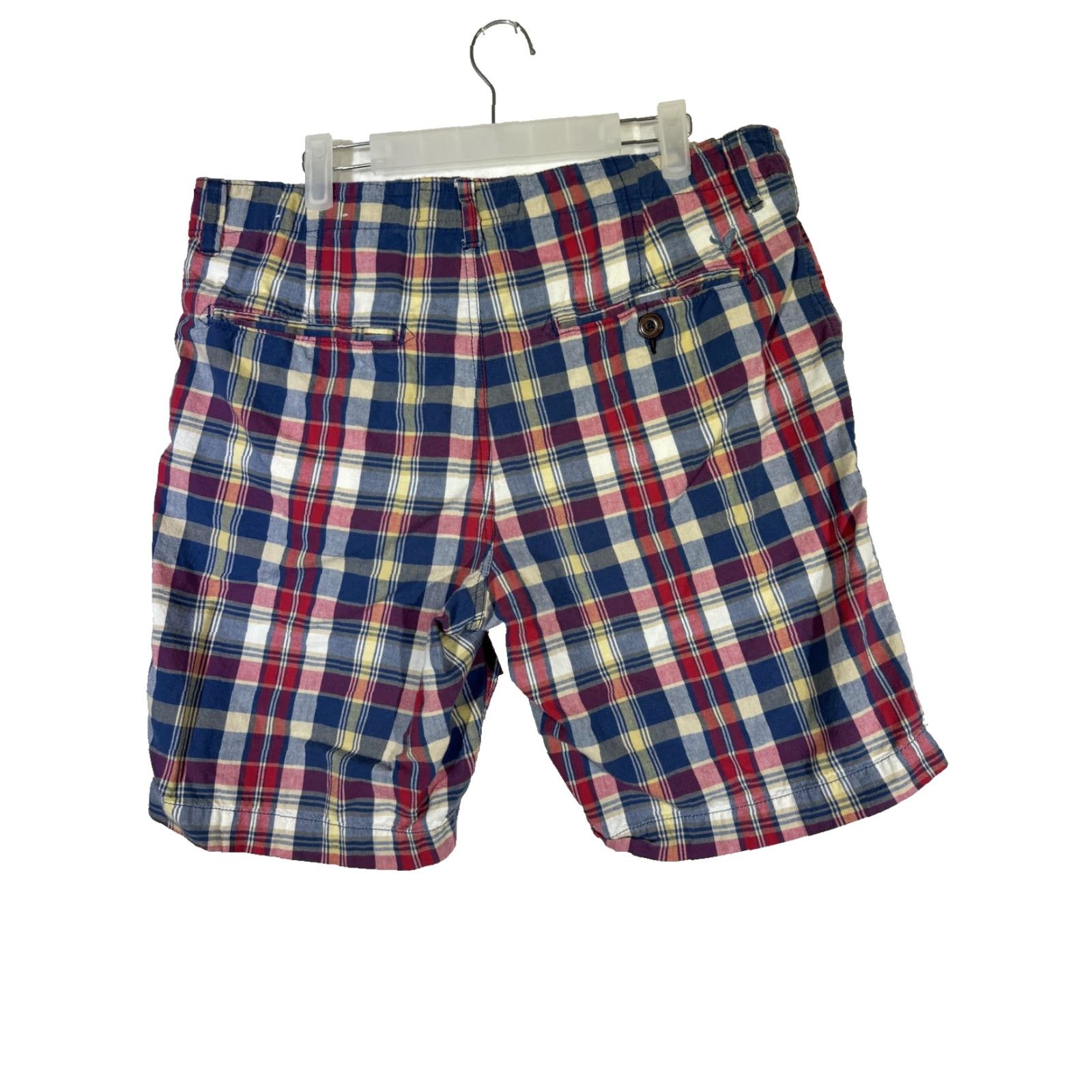 American Eagle Outfitters American Eagle Shorts Mens 33 Plaid Classic Preppy Casual Cotton Size US 33 - 2 Thumbnail