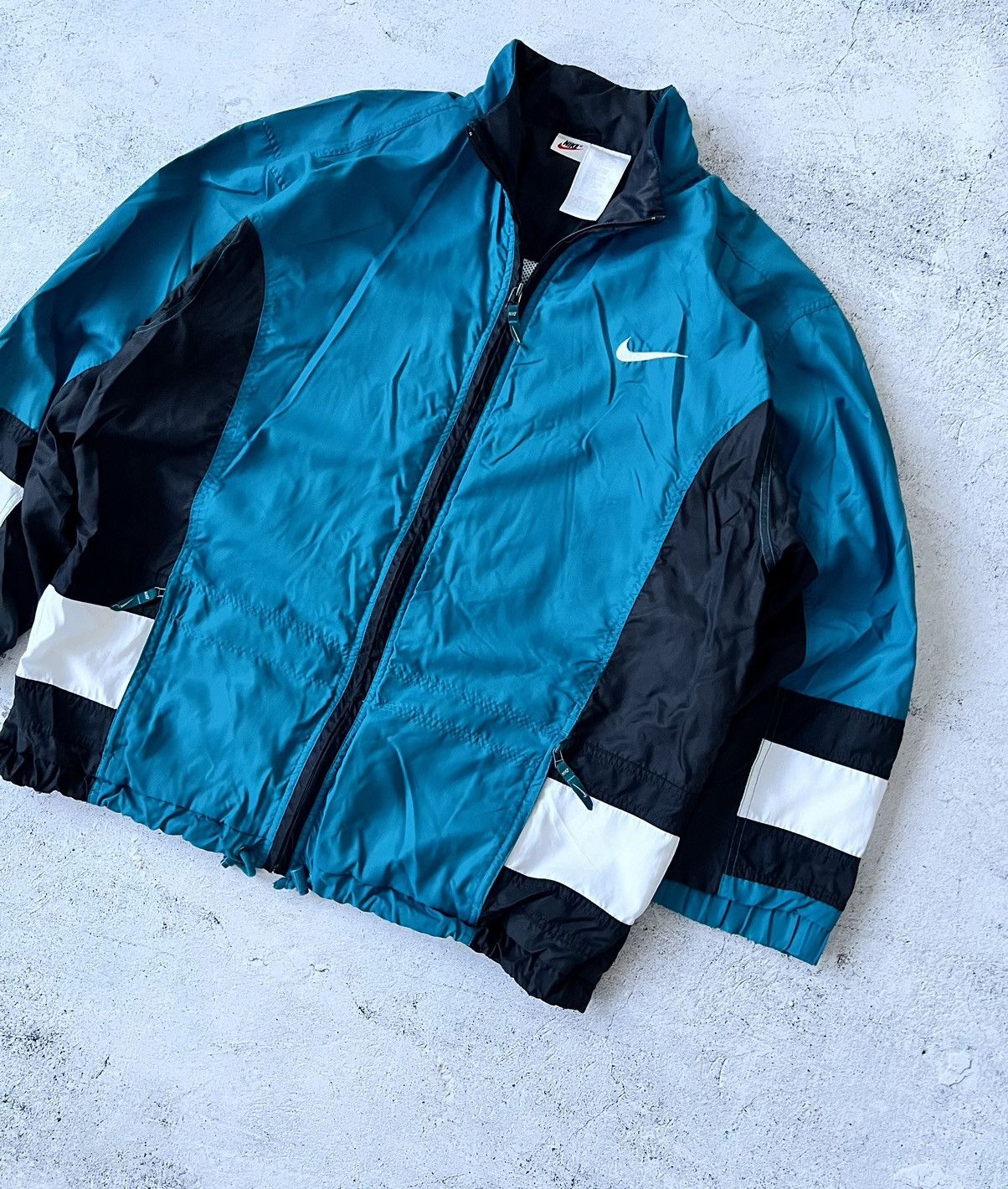Vintage 🩸RARE🩸Nike Vintage 90s Big Logo Jacket Size US L / EU 52-54 / 3 - 4 Thumbnail