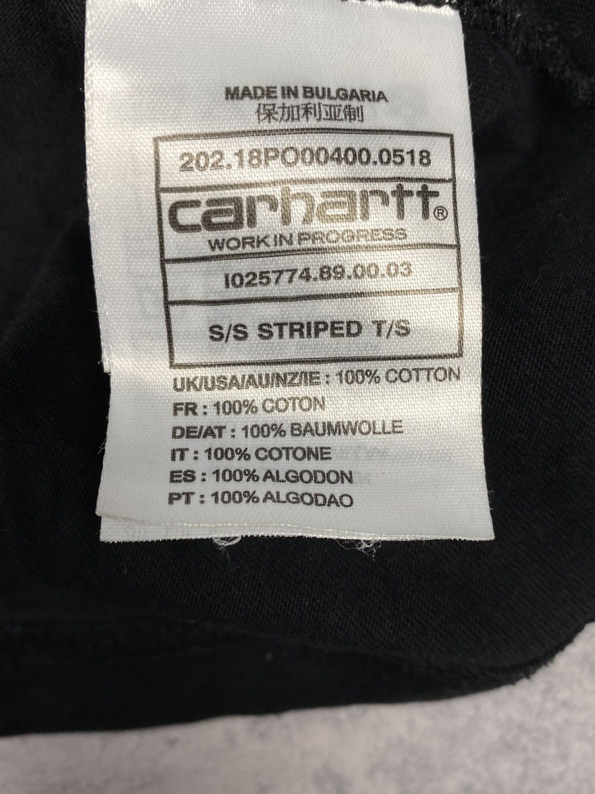 Carhartt Wip Carhartt Wip Big Logo Streetwear Tee T Shirt Mens Size L Size US L / EU 52-54 / 3 - 11 Thumbnail