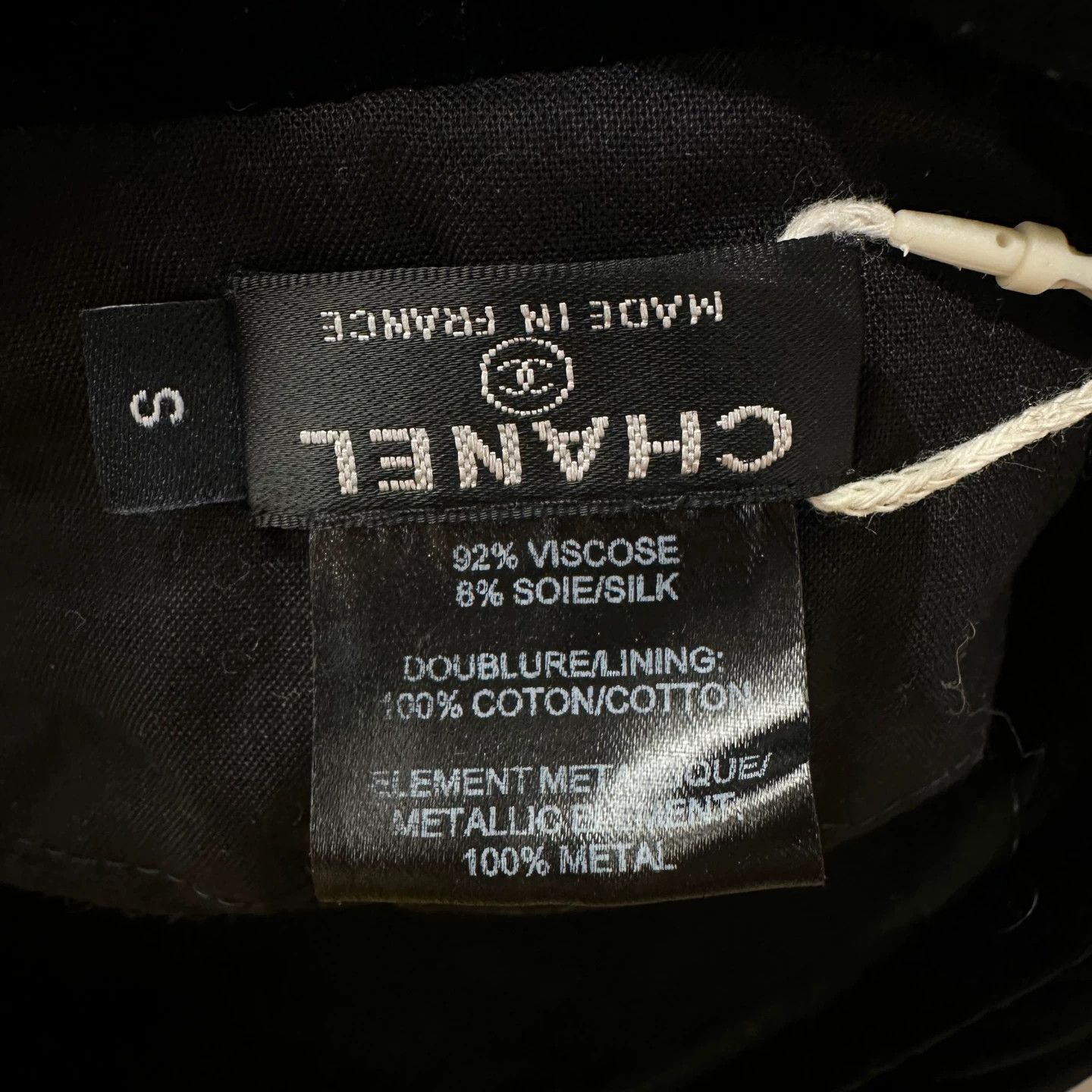 Chanel Chanel May314 Velvet Logo Beret S Size ONE SIZE - 4 Thumbnail