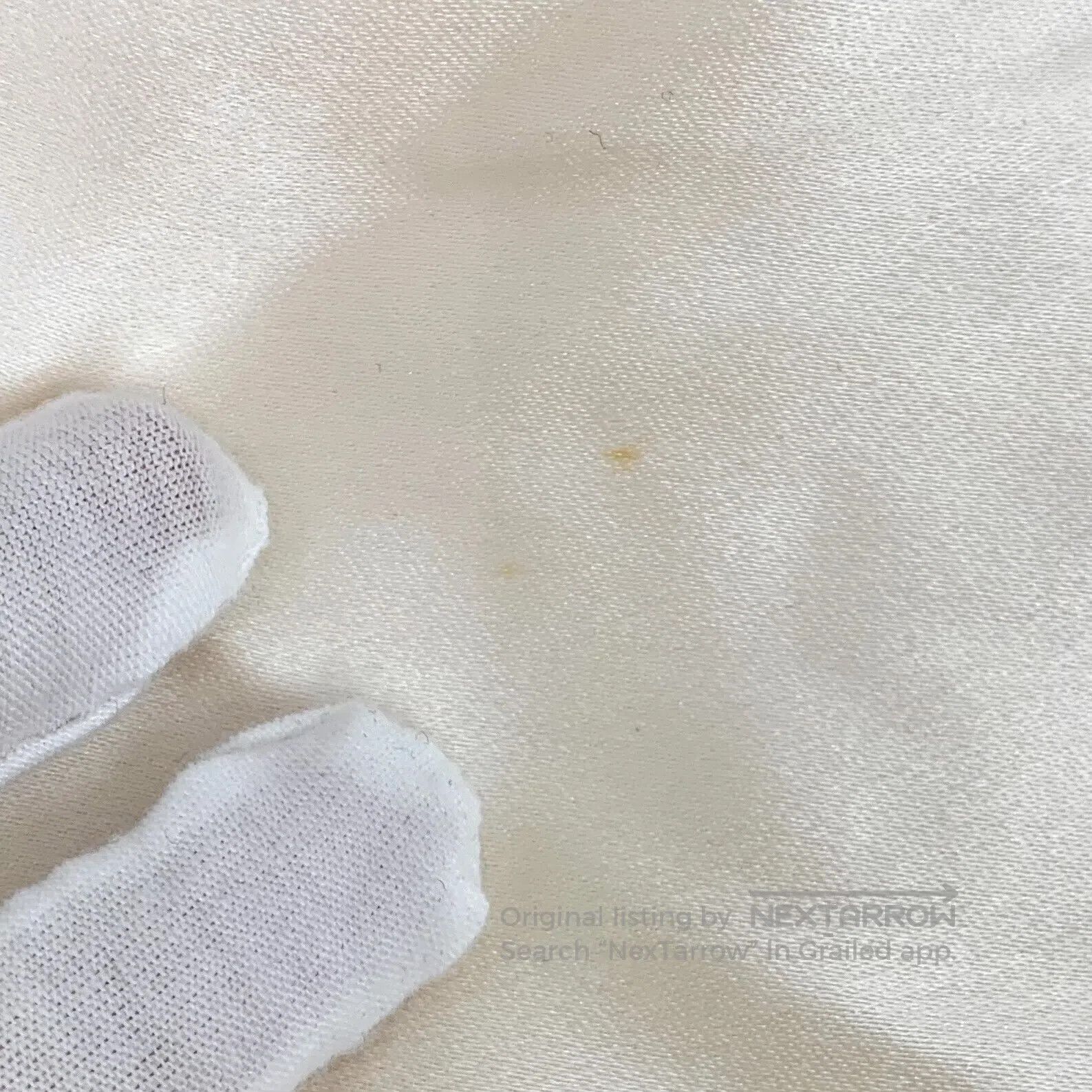 Saint Laurent Paris Saint Laurent Paris Champagne lapel mulberry silk tie-wais Size XS / US 0-2 / IT 36-38 - 9 Thumbnail