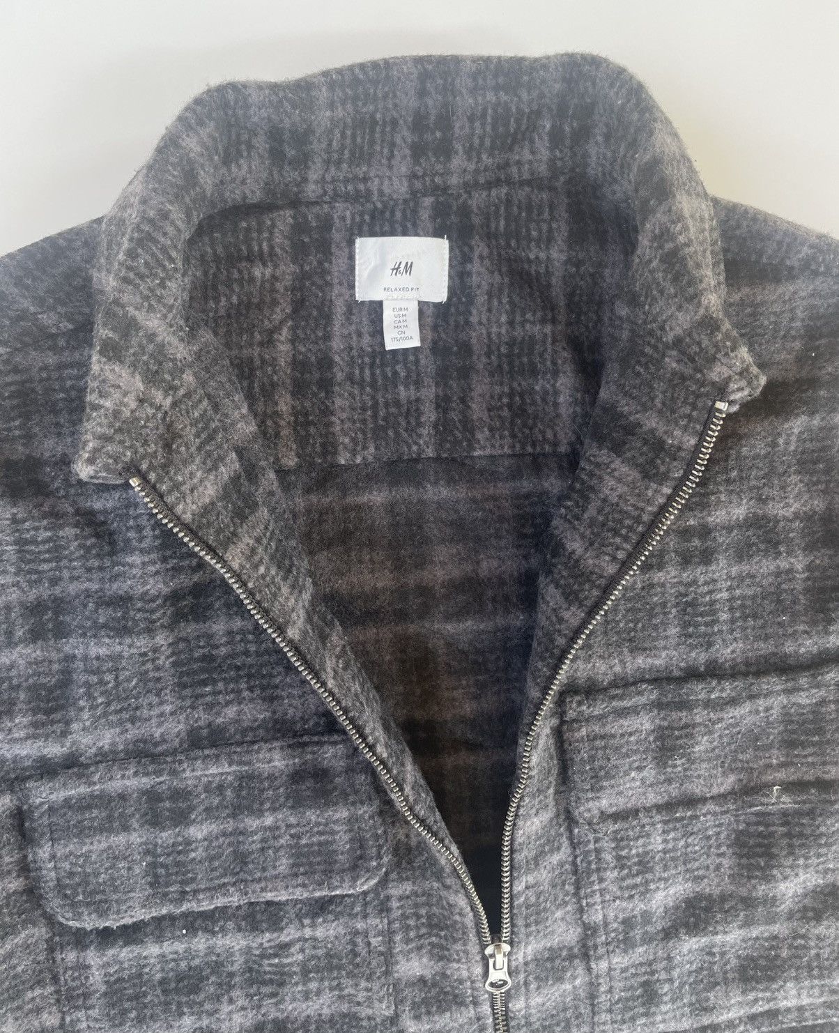H&M H&M Men Jacket Shacket With Zip And Pocket Size US S / EU 44-46 / 1 - 6 Thumbnail