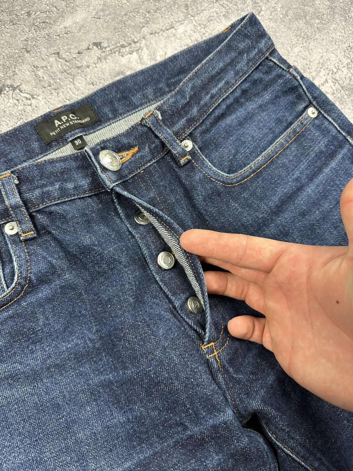 A.P.C. A.P.C Jeans Petite Standard Selvedge Denim Japanese APC 30 Size US 30 / EU 46 - 15 Thumbnail
