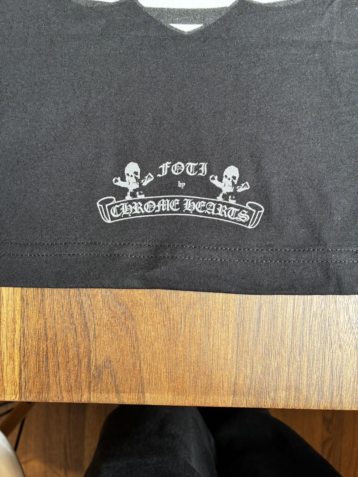 Chrome Hearts Chrome Hearts x Aerosmith x Yungblud Black Pocket Tee Size US M / EU 48-50 / 2 - 3 Thumbnail
