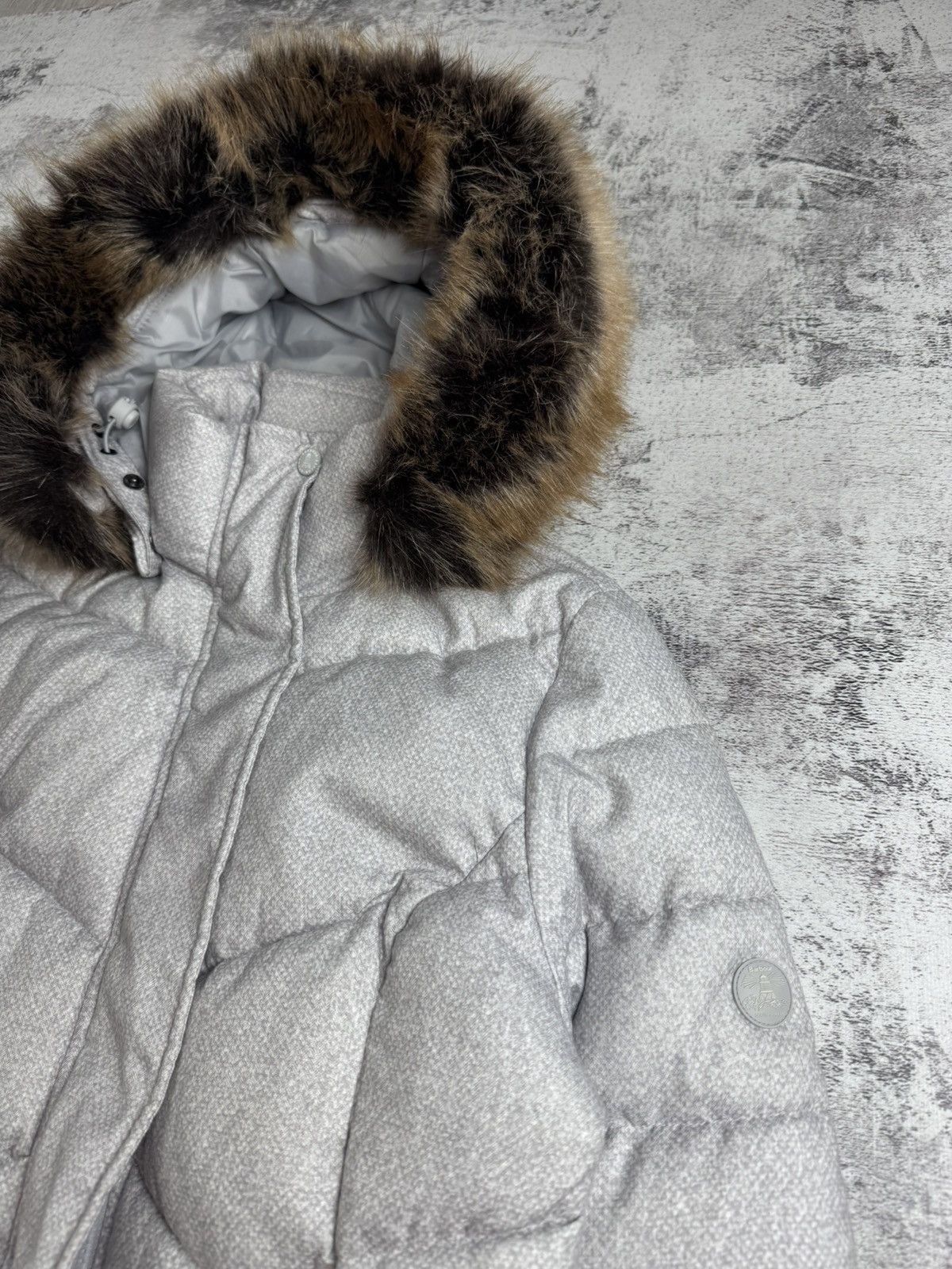 Barbour Barbour Sternway Fur Faux Quilt Women UK 8 Outdoor Down Parka Coat Jacket Puffer Size S / US 4 / IT 40 - 11 Thumbnail