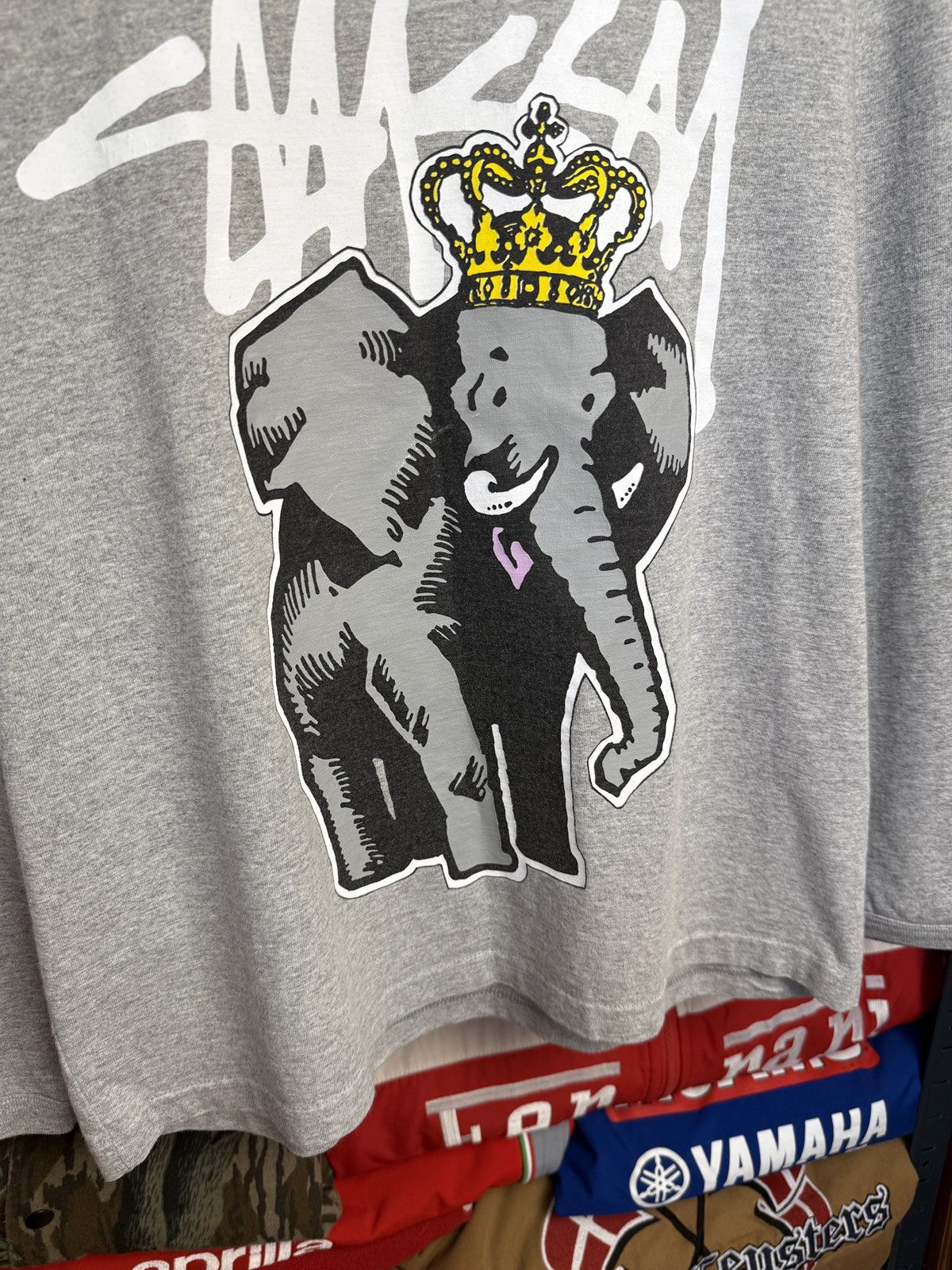 Stussy STUSSY ELEPHANT RARE VINTAGE T-SHIRT LONG SLEEVE Size US M / EU 48-50 / 2 - 4 Thumbnail