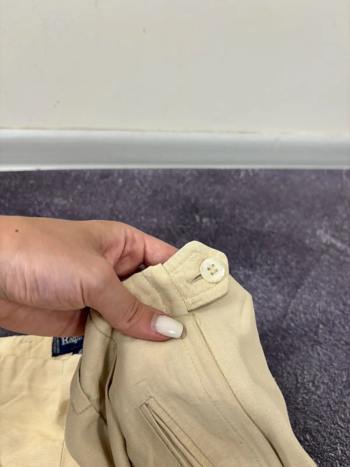 Polo Ralph Lauren × Ralph Lauren × Vintage Vintage Ralph Lauren Women’s Casual Luxury Mini Shorts Size 28" / US 6 / IT 42 - 12 Thumbnail
