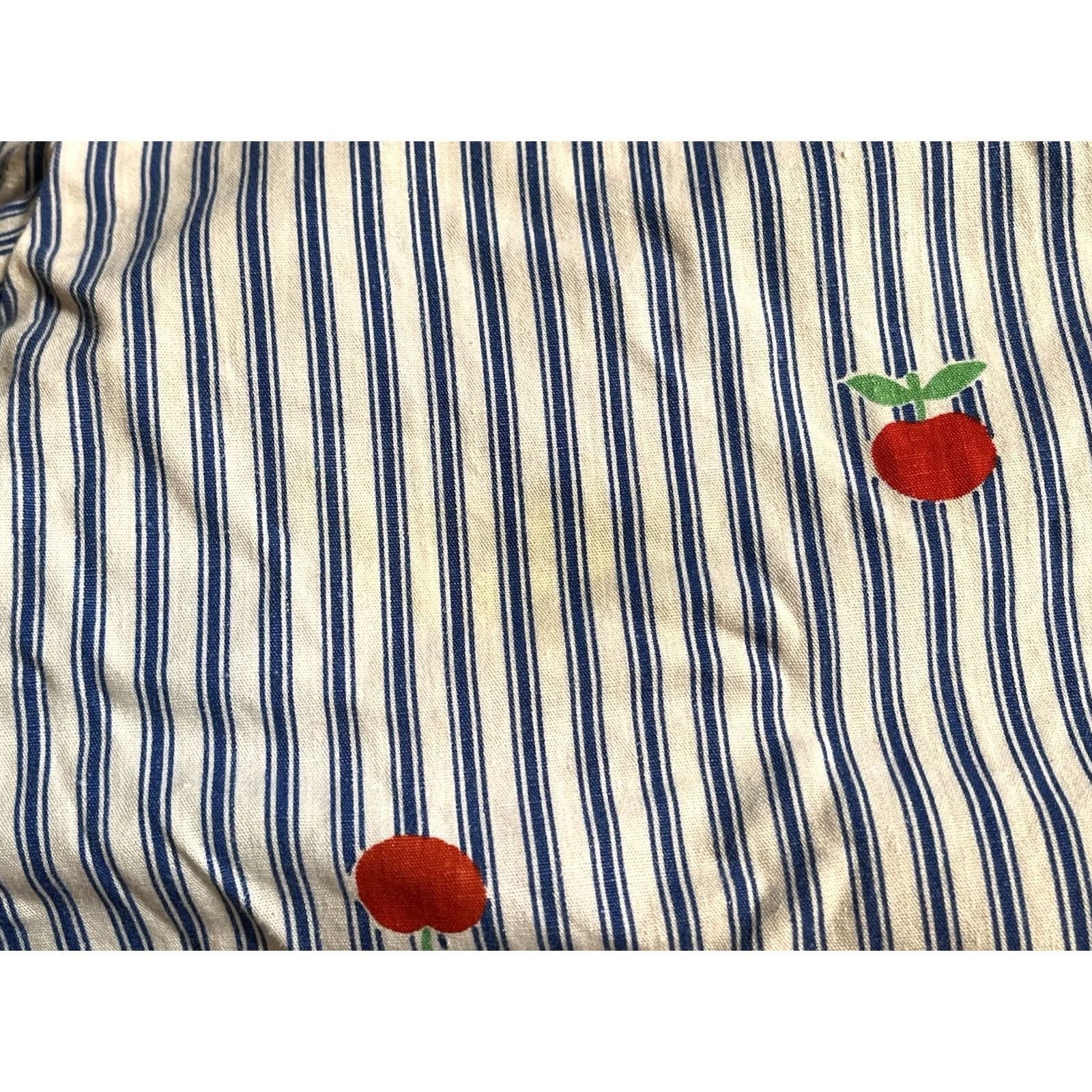Apple VINTAGE Jamison Boutique Apple Co-Ord Set 2 Piece Shirt Skirt Pinstripe Blue Shirt Skirt Women’s Medium Miscellaneous Size M / US 6-8 / IT 42-44 - 6 Thumbnail