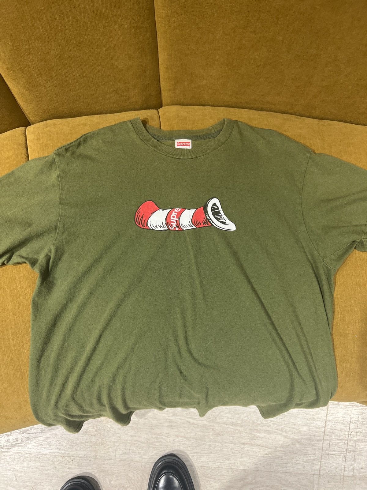 Dr. Seuss supreme Collab cat in the hat T-shirt