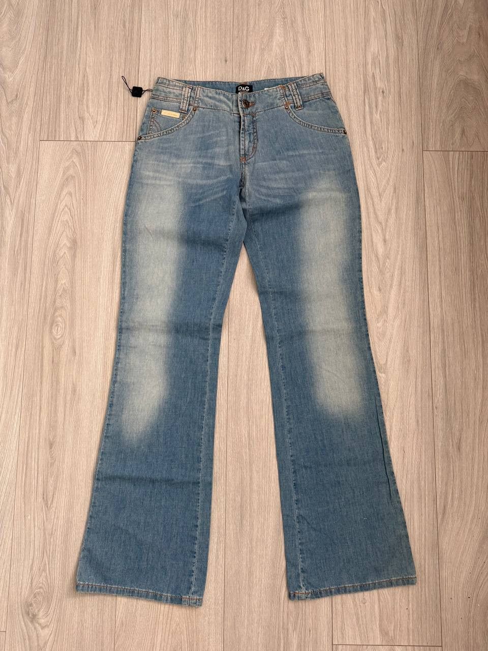 Dolce & Gabbana Dolce & Gabanna Jeans Big Logo Denim Jeans Size 25" / US 0 / IT 36 - 4 Thumbnail