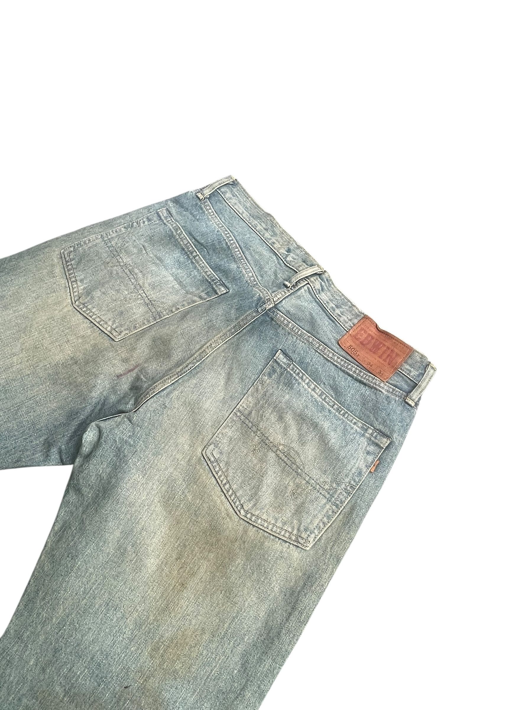 Edwin Vintage Edwin 505Z Redline Jeans Size US 35 - 7 Thumbnail