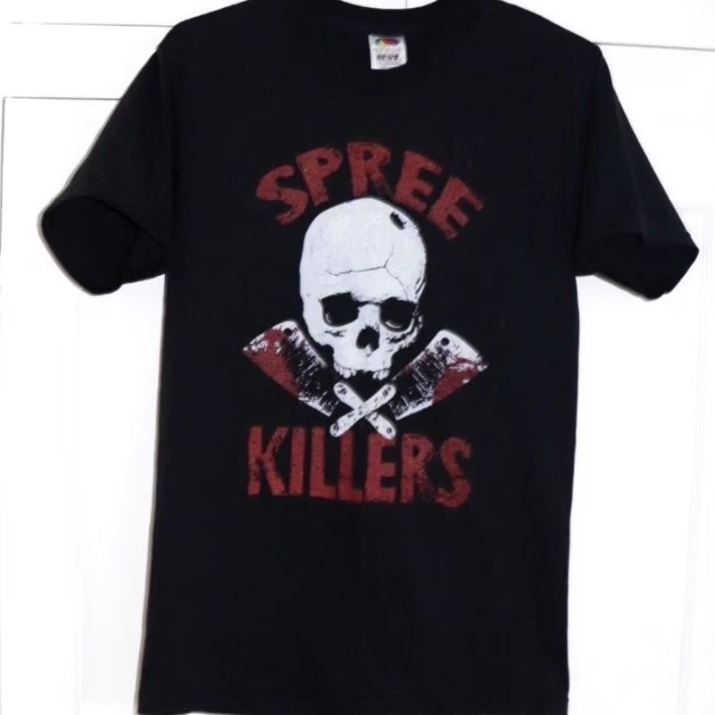 Fruit Of The Loom Spree Killers Cross Country Carnage Tour T Shirt Small Mens 2015 Black Fruit of the Loom Used Size US S / EU 44-46 / 1 - 2 Thumbnail