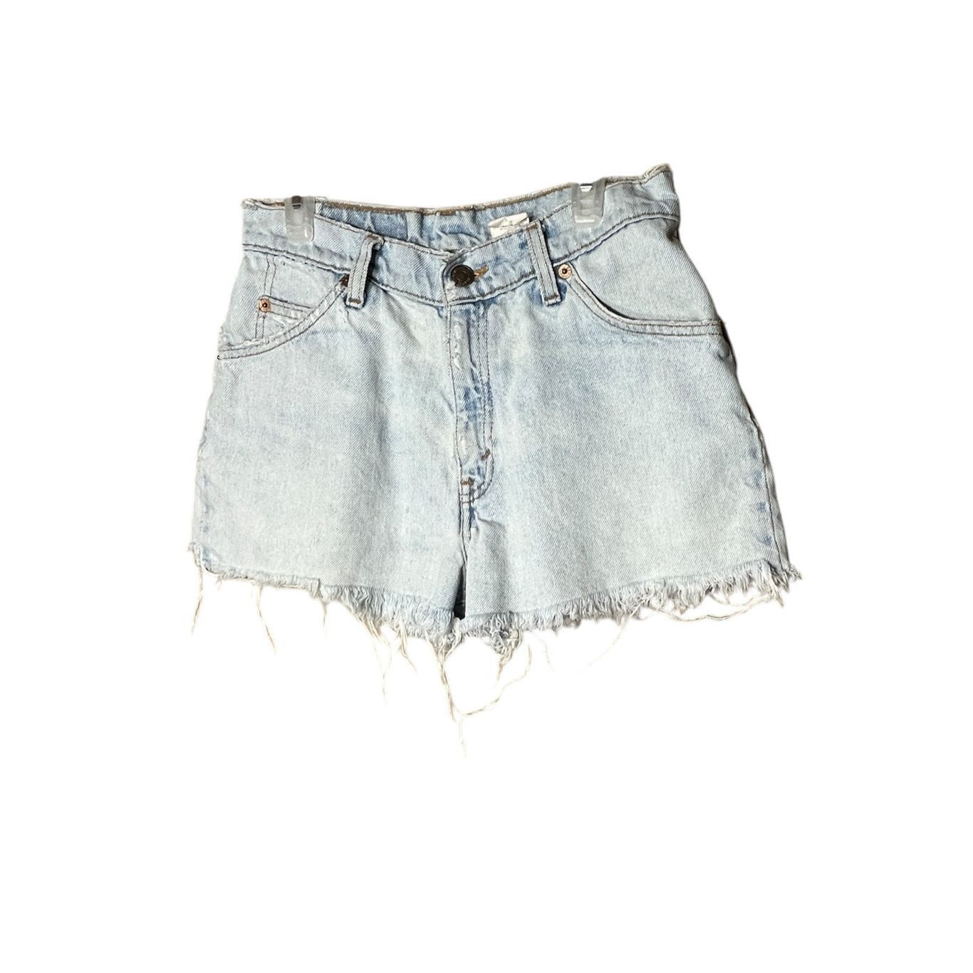 Levi's Vintage Levi’s High Rise Distressed Shorts Size 5 Size 28" / US 6 / IT 42 - 2 Thumbnail