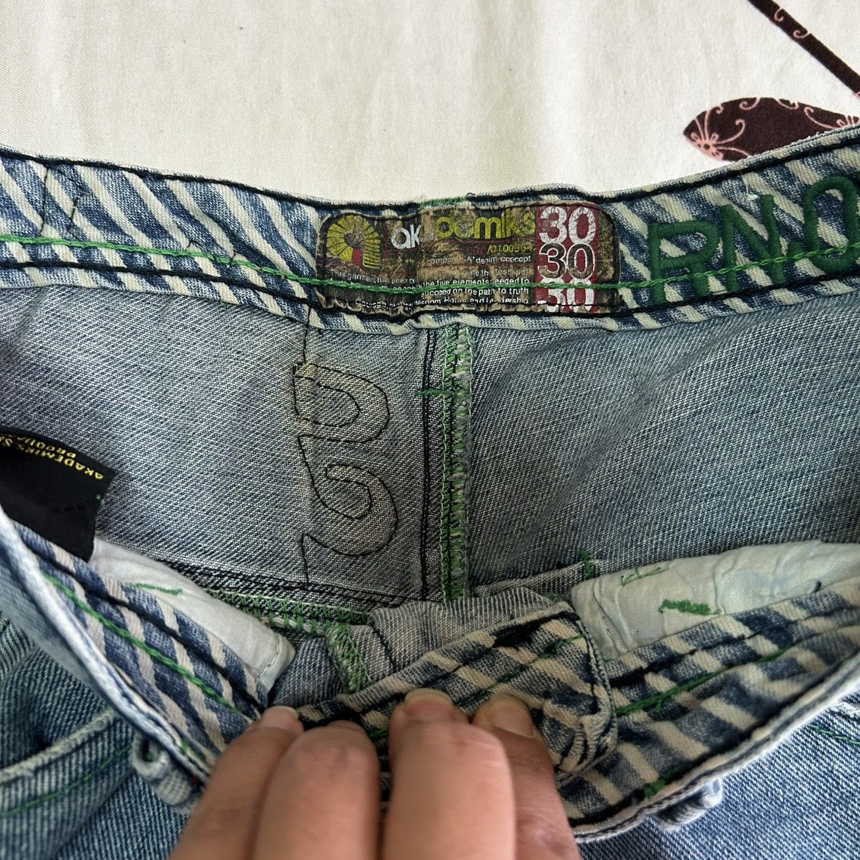 Akademiks Genuine Vintage Y2K Akademics Sick Baggy Jeans 👖 Size US 30 / EU 46 - 3 Thumbnail