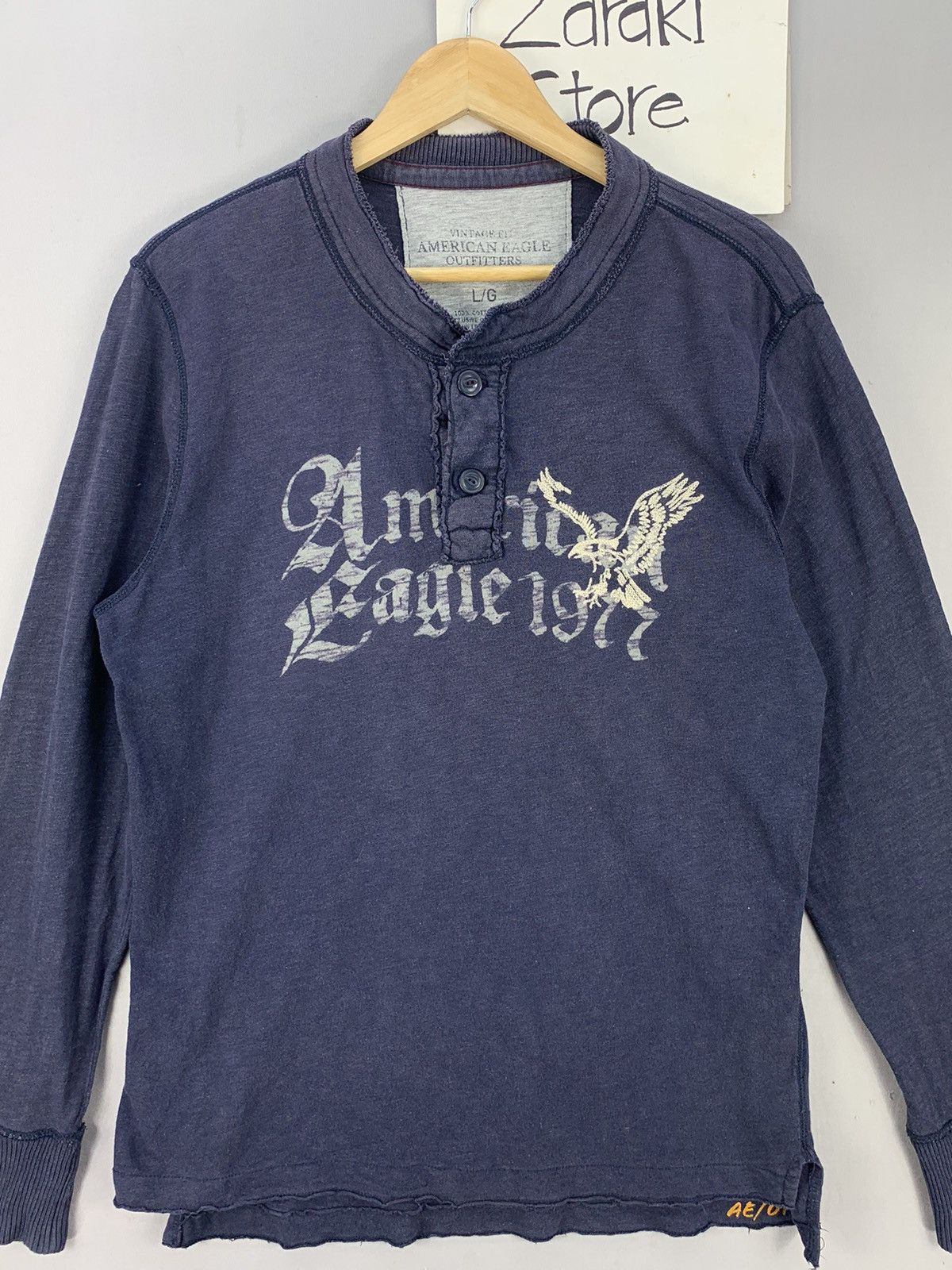 American Eagle Outfitters American Eagle Outfitter Longsleeve Street Style Y2K Tshirt Size US L / EU 52-54 / 3 - 2 Thumbnail